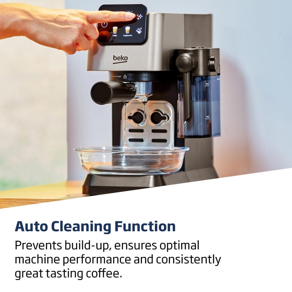 Beko CaffeExperto Manual Espresso with Steam Wand in Black - CEP5304X