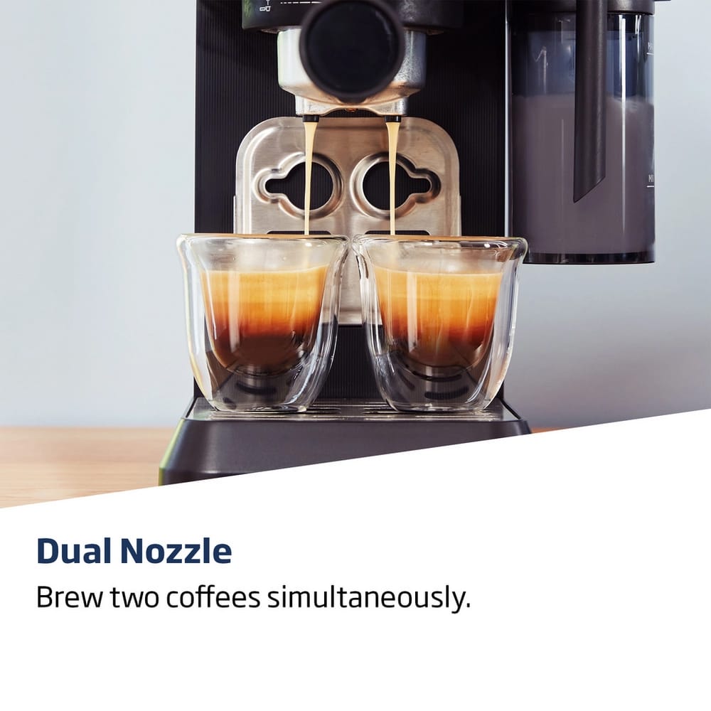 Beko CaffeExperto Manual Espresso with Steam Wand in Black - CEP5304X