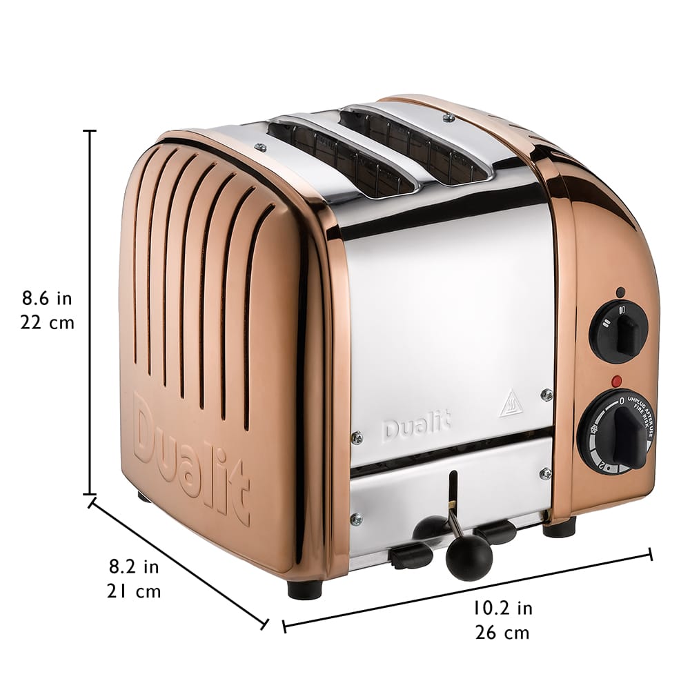 Dualit Classic 2 Slot Toaster in Copper - 27450 Dualit Classic 2 Slot Toaster in Copper - 27450