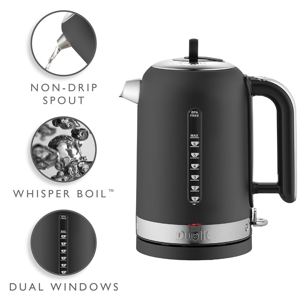 Dualit Classic Kettle in Matt Black - 72785 Dualit Classic Kettle in Matt Black - 72785