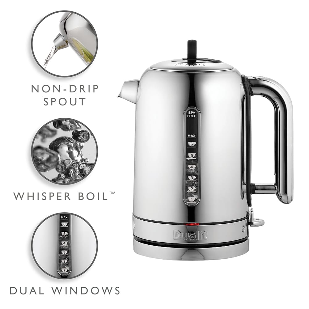 Dualit Classic Kettle in Polished Chrome - 72796 Dualit Classic Kettle in Polished Chrome - 72796