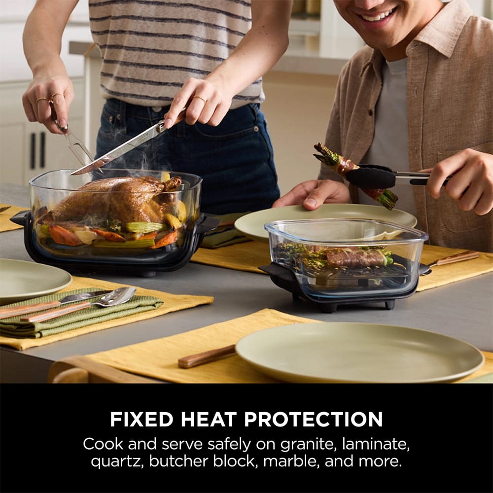 Ninja CRISPi 4-in-1 Portable Air Fryer in Cyberspace Blue - FN101UKGY Ninja CRISPi 4-in-1 Portable Air Fryer in Cyberspace Blue - FN101UKGY