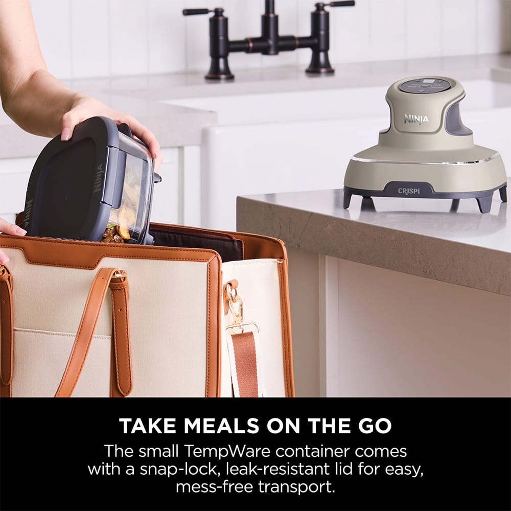 Ninja CRISPi 4-in-1 Portable Air Fryer in Stone - FN101UKST Ninja CRISPi 4-in-1 Portable Air Fryer in Stone - FN101UKST