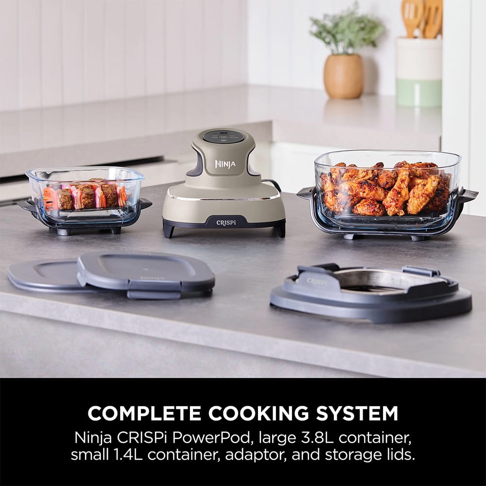 Ninja CRISPi 4-in-1 Portable Air Fryer in Stone - FN101UKST Ninja CRISPi 4-in-1 Portable Air Fryer in Stone - FN101UKST
