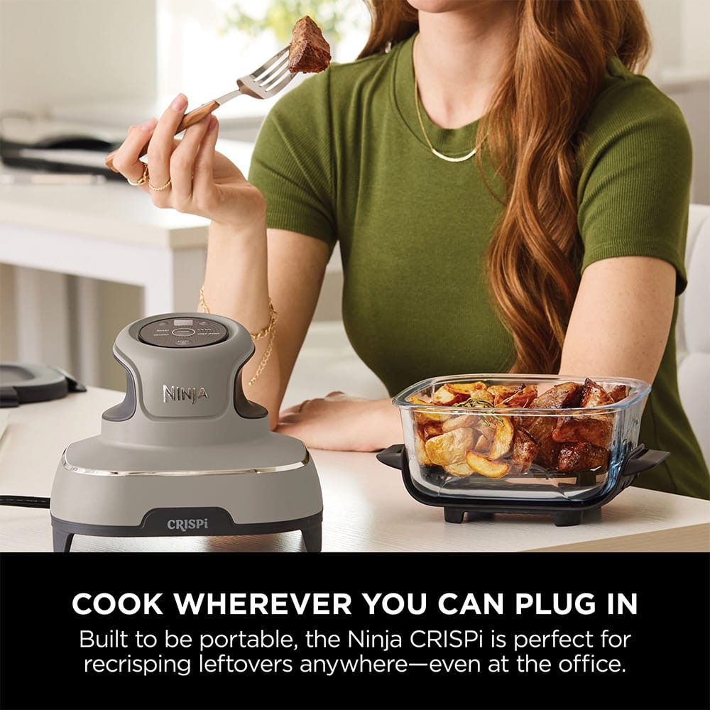 Ninja CRISPi 4-in-1 Portable Air Fryer in Stone - FN101UKST Ninja CRISPi 4-in-1 Portable Air Fryer in Stone - FN101UKST