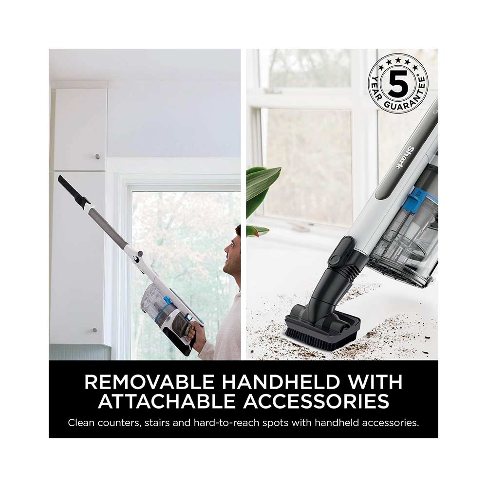 Shark PowerPro Pet Cordless Stick Vacuum Cleaner with 60 Minutes Run Time in Java Metallic - IZ380UKT