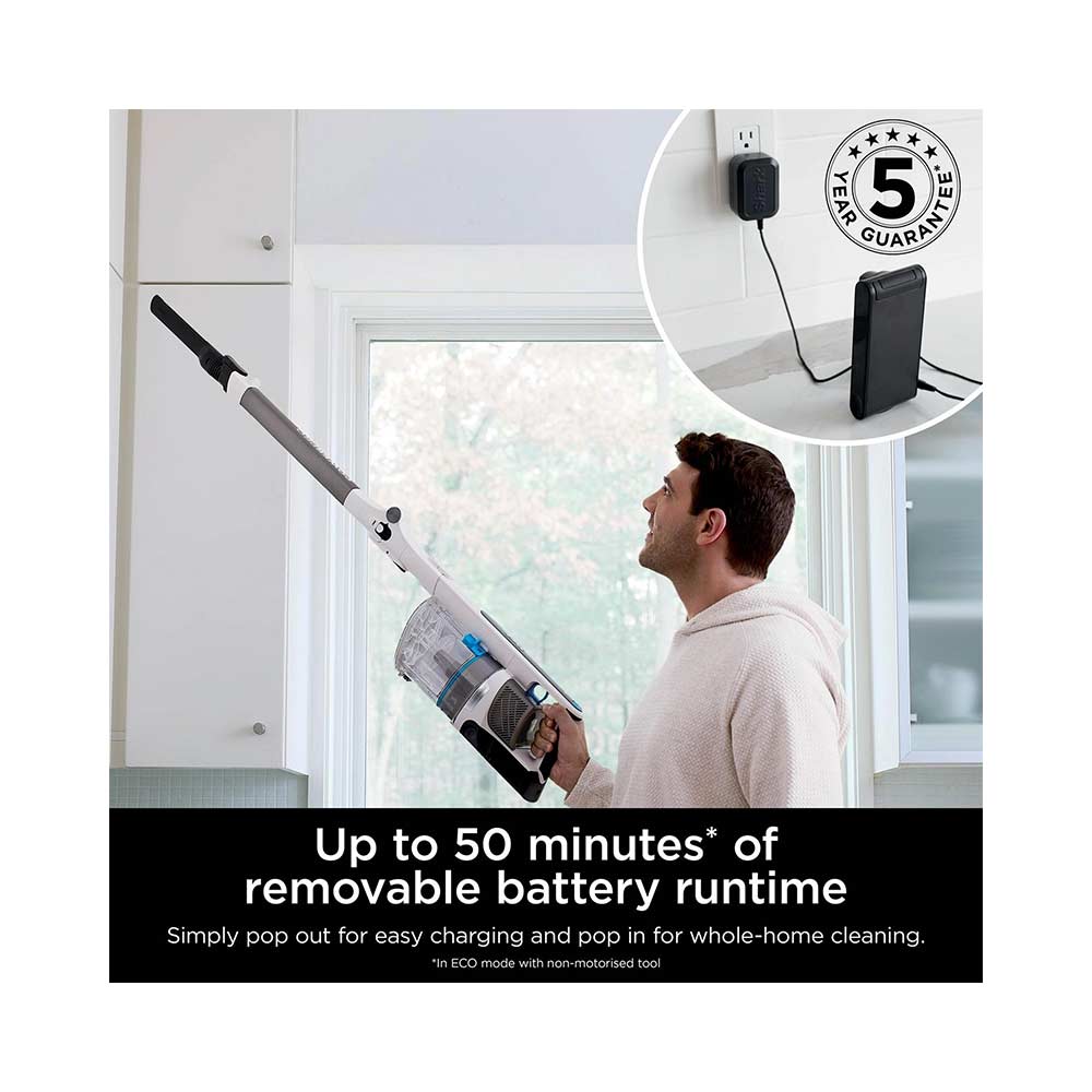 Shark PowerPro Pet Cordless Stick Vacuum Cleaner with 60 Minutes Run Time in Java Metallic - IZ380UKT