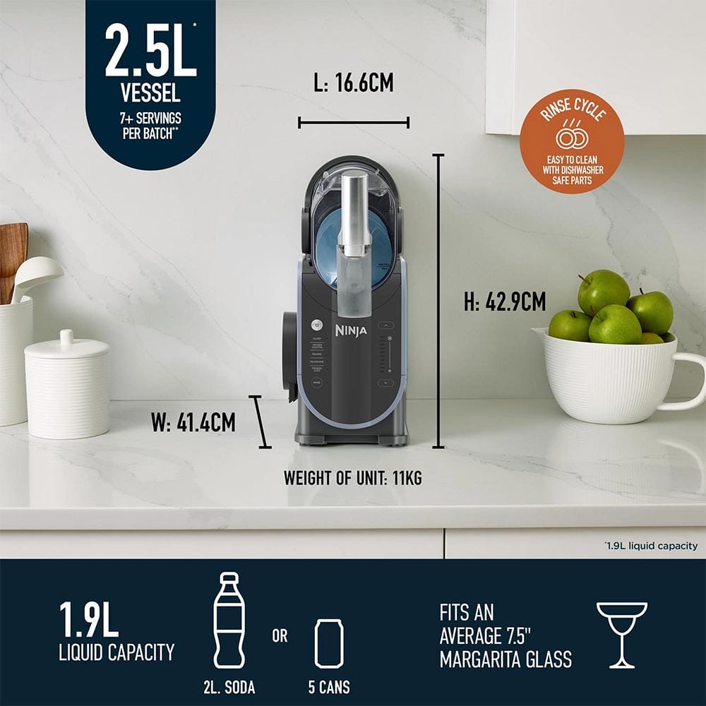 Ninja SLUSHi Frozen Drink Maker in Arctic Blue & Grey - FS301UK Ninja SLUSHi Frozen Drink Maker in Arctic Blue & Grey - FS301UK