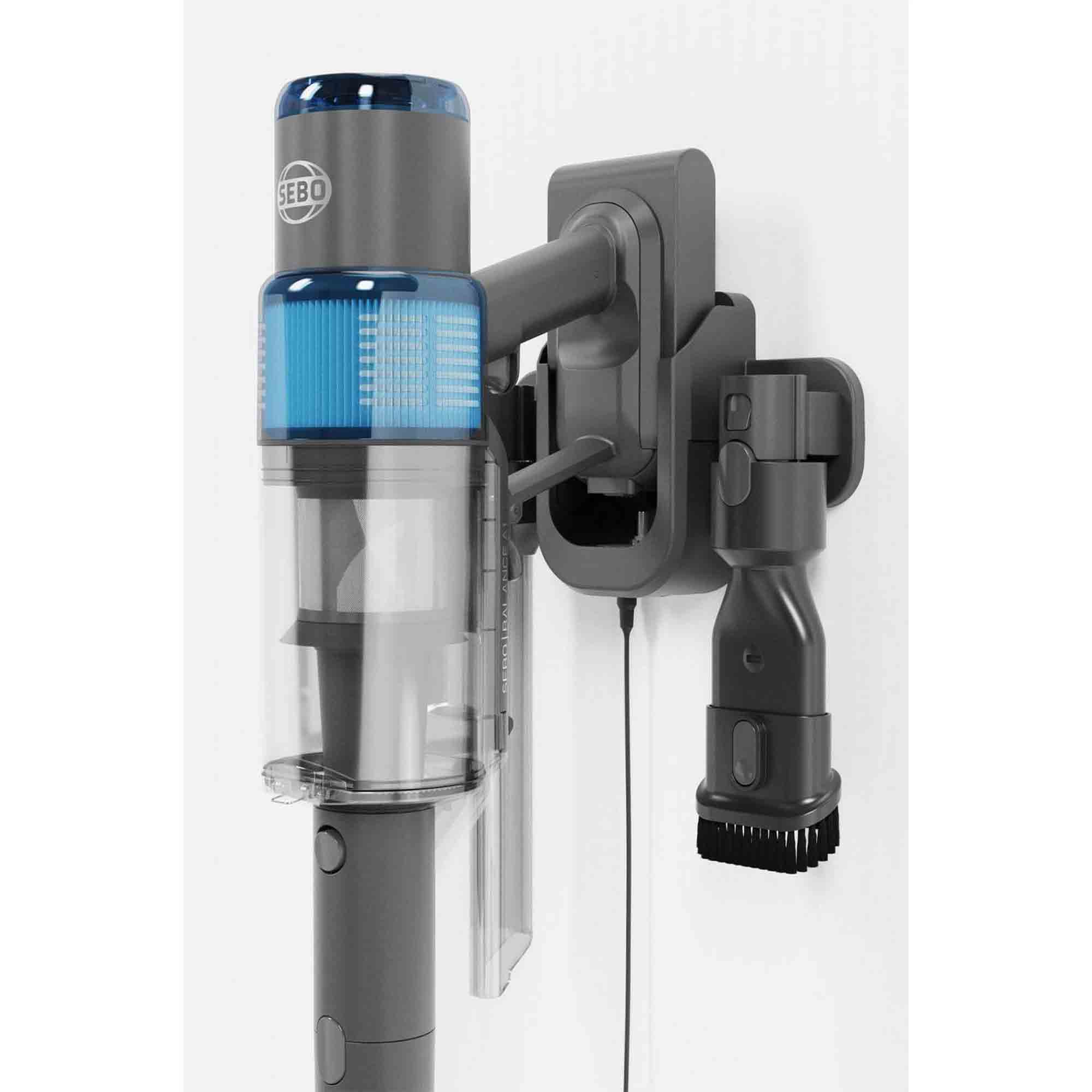 Sebo Balance A1 Cordless Stick Vacuum with up to 48 Minutes Run Time in Basalt Grey/Blue - 95001GB Sebo Balance A1 Cordless Stick Vacuum with up to 48 Minutes Run Time in Basalt Grey/Blue - 95001GB
