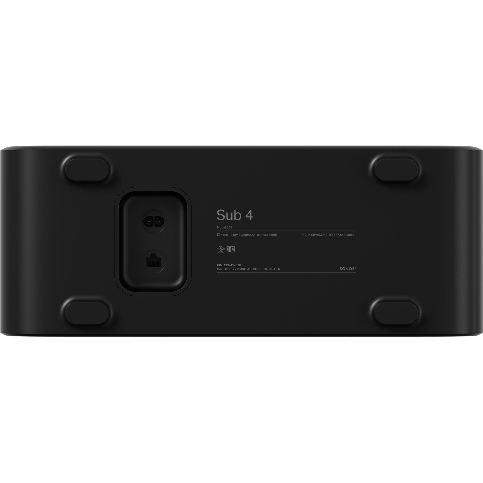 Sonos SUB (GEN4) Wireless Subwoofer in Black Sonos SUB (GEN4) Wireless Subwoofer in Black