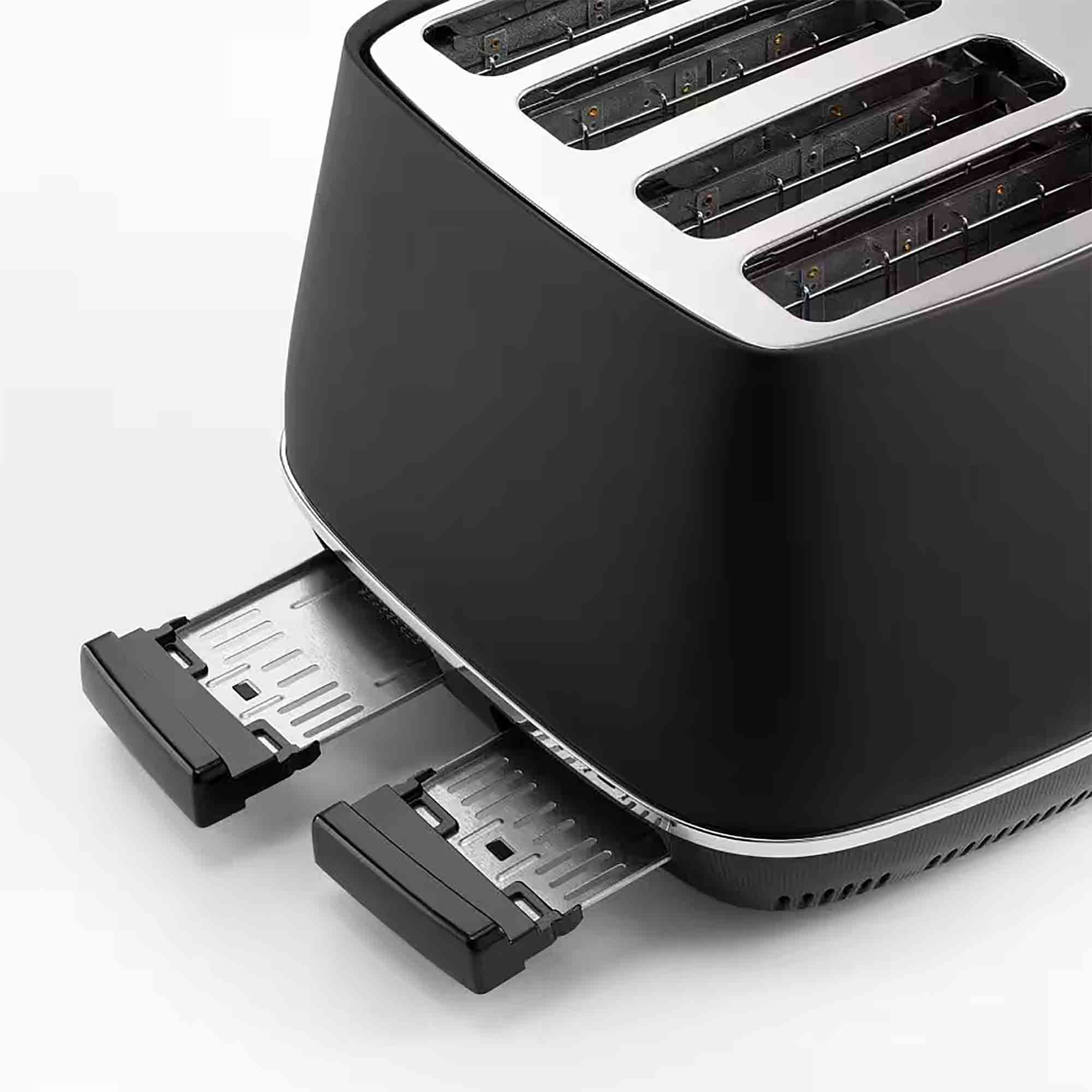 Delonghi Distinta X 4 Slice Toaster in Black - CTIN4003BK