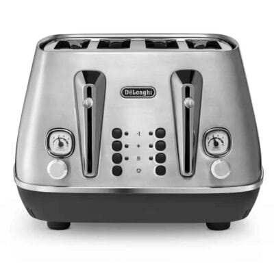 Delonghi Distinta X 4 Slice Toaster in Metal - CTIN4003M