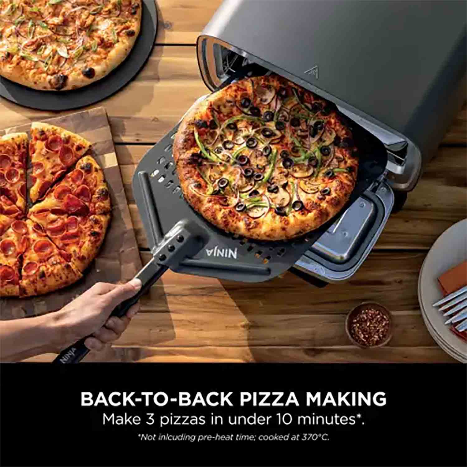 Ninja Artisan Electric Outdoor Pizza Oven & Air Fryer - MO201UK Ninja Artisan Electric Outdoor Pizza Oven & Air Fryer - MO201UK