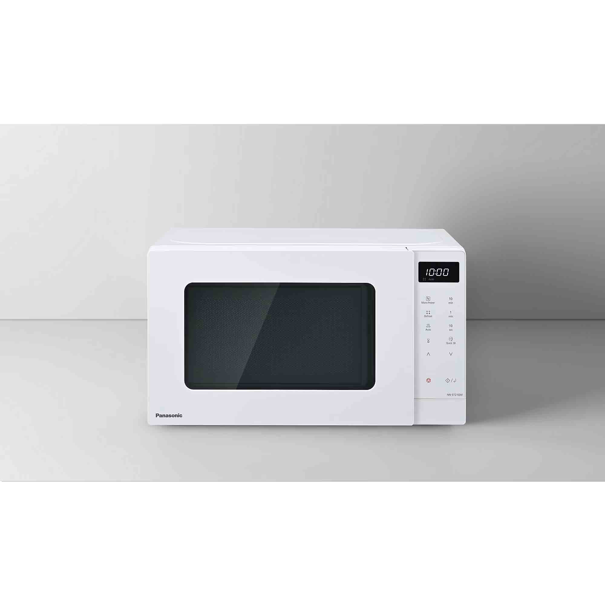 Panasonic 20 Litre 800W Microwave Oven in White - NN-ST21QWBPQ