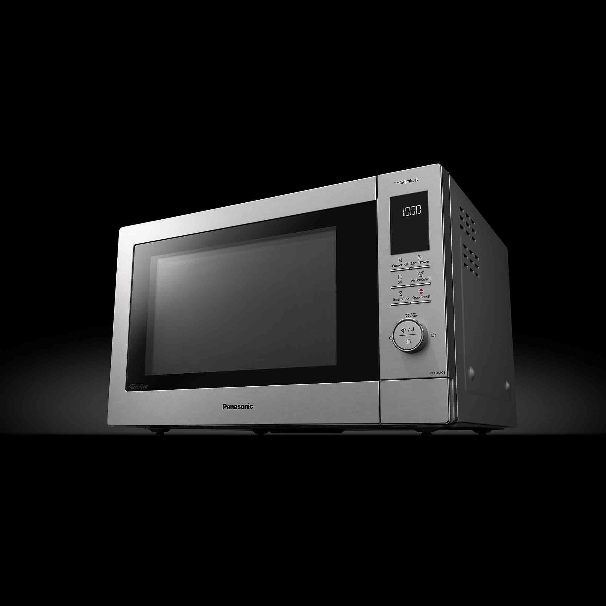 Panasonic 34 Litre 1000W Combination Microwave Oven with Air Fry in Silver - NN-CD88QSBPQ Panasonic 34 Litre 1000W Combination Microwave Oven with Air Fry in Silver - NN-CD88QSBPQ