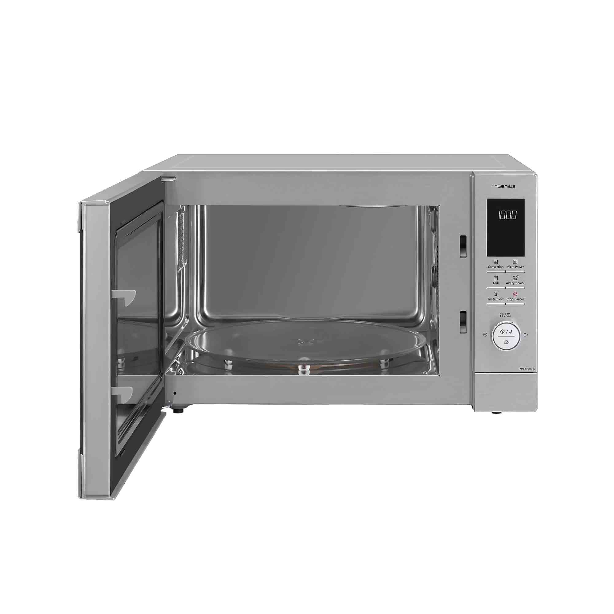Panasonic 34 Litre 1000W Combination Microwave Oven with Air Fry in Silver - NN-CD88QSBPQ Panasonic 34 Litre 1000W Combination Microwave Oven with Air Fry in Silver - NN-CD88QSBPQ