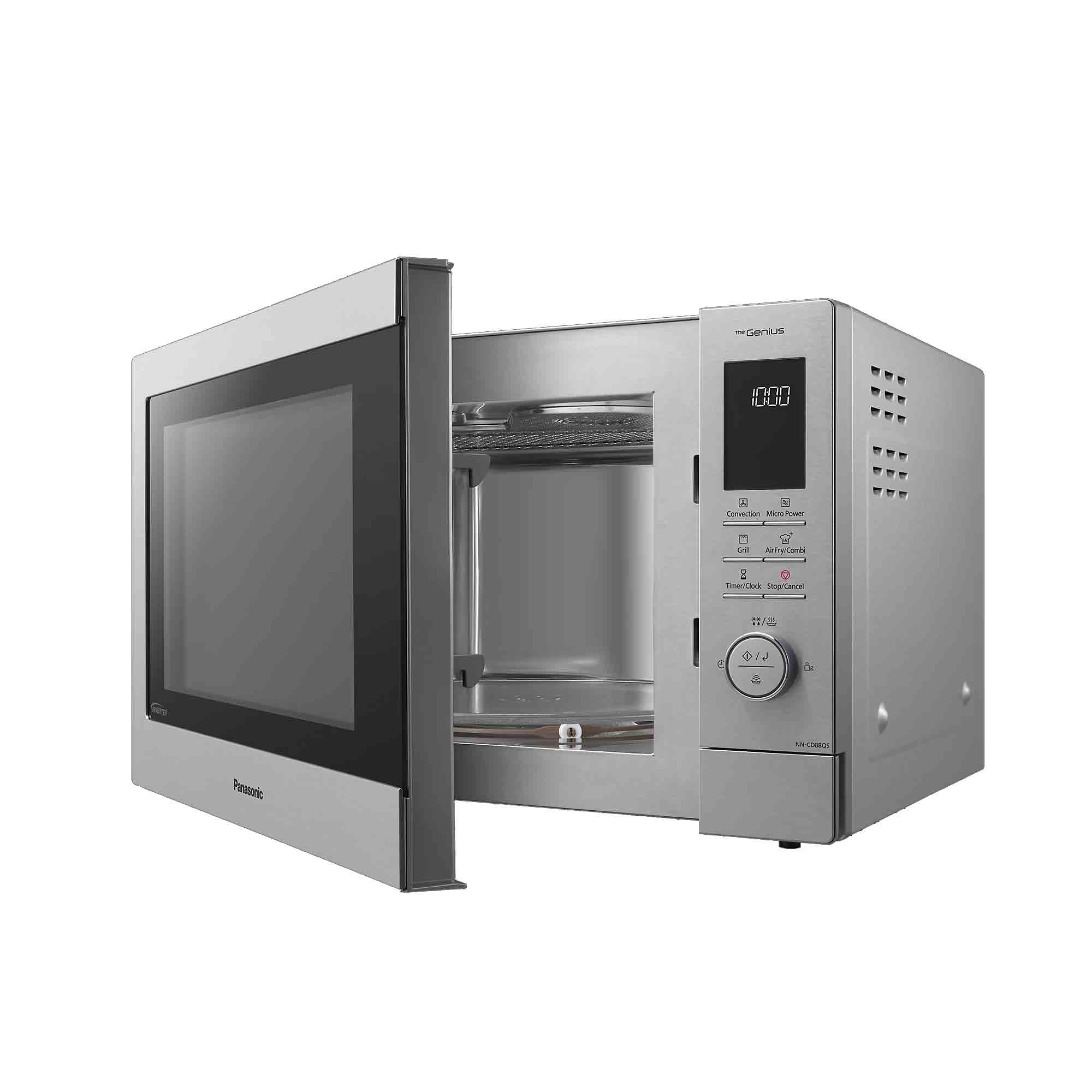 Panasonic 34 Litre 1000W Combination Microwave Oven with Air Fry in Silver - NN-CD88QSBPQ Panasonic 34 Litre 1000W Combination Microwave Oven with Air Fry in Silver - NN-CD88QSBPQ