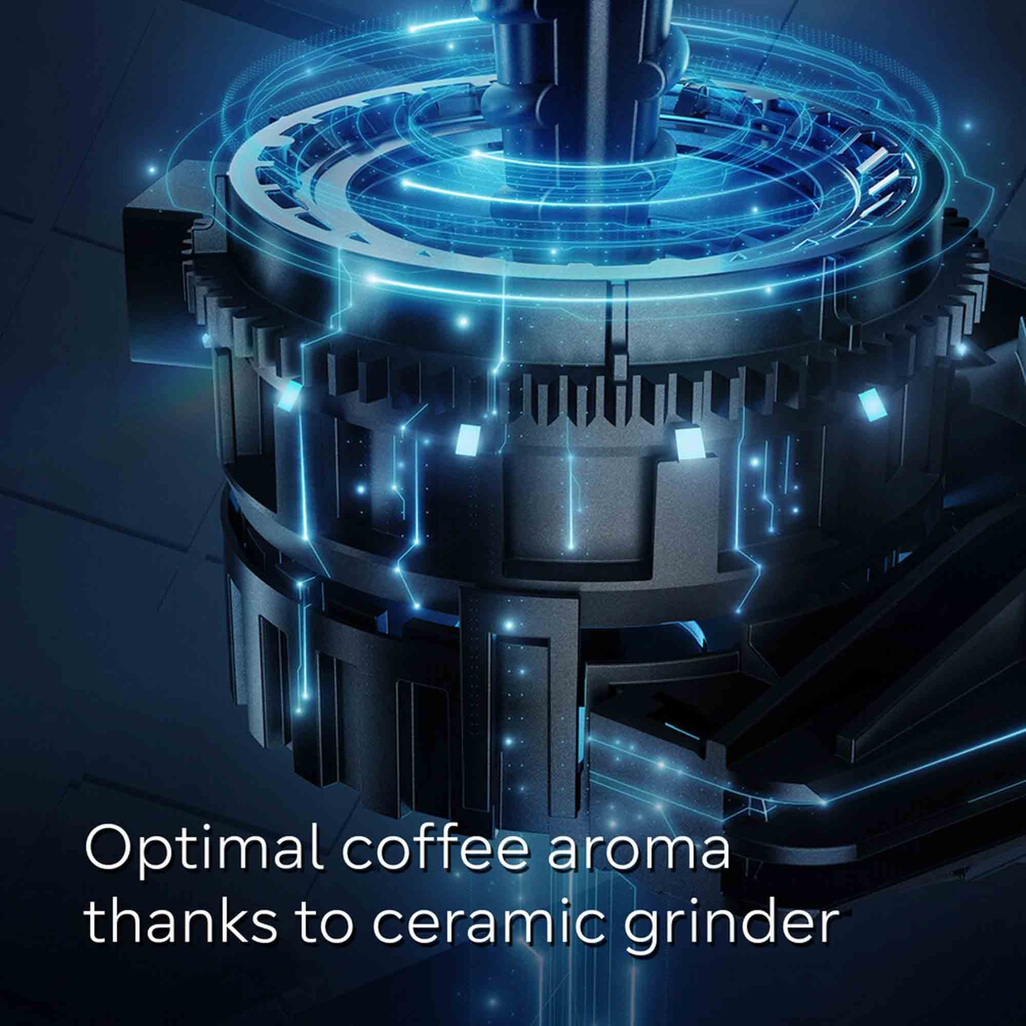 Siemens Fully Automatic Bean to Cup Coffee Machine in Black & Silver - TP515GB1