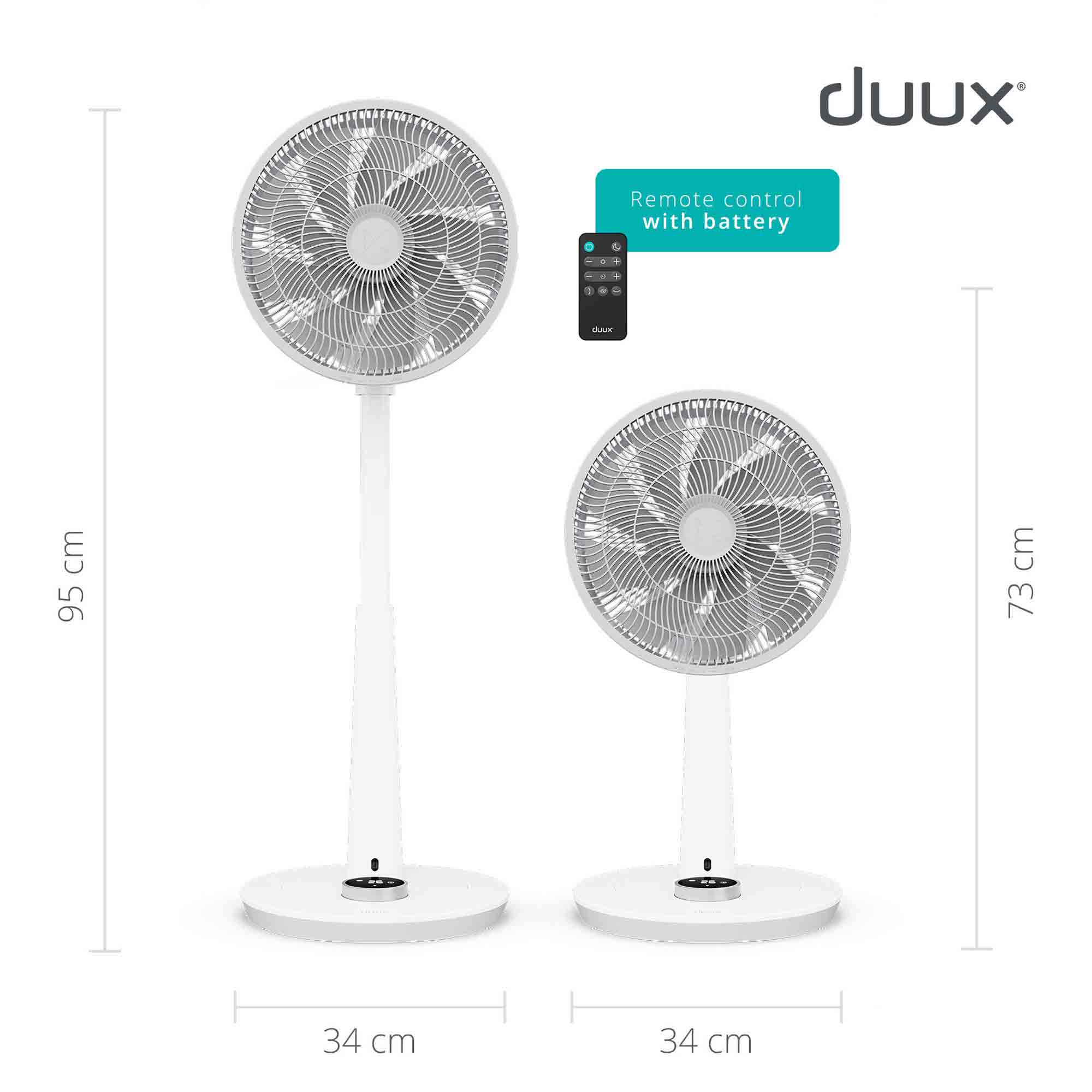 Duux Whisper 2 Fan in White - DXCF26UK Duux Whisper 2 Fan in White - DXCF26UK