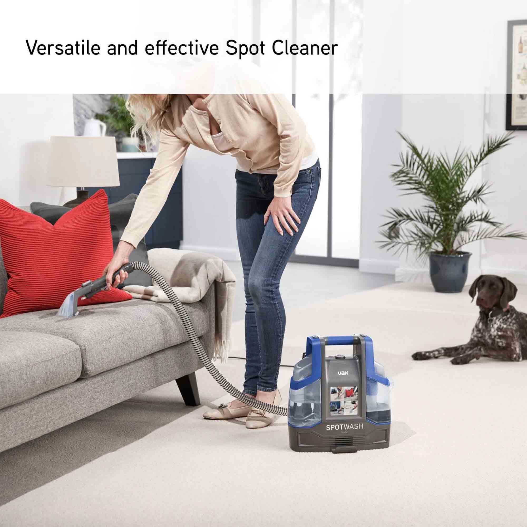 VAX SpotWash Duo Spot Cleaner – CDCW-CSXA | Blue/Grey | Multi-Surface Cleaning | Pet Tool & Self-Clean Function VAX SpotWash Duo Spot Cleaner – CDCW-CSXA | Blue/Grey | Multi-Surface Cleaning | Pet Tool & Self-Clean Function