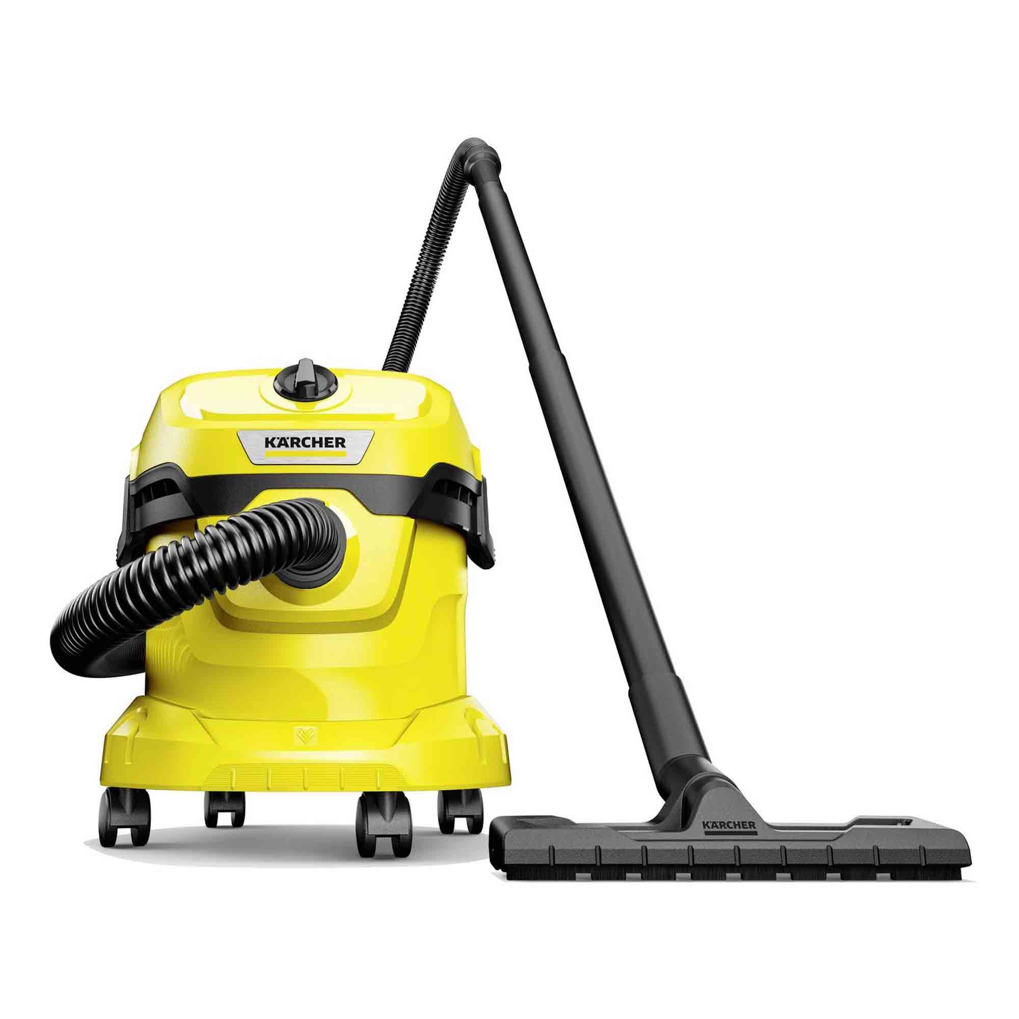 Karcher WD2PLUS Wet & Dry Vacuum Cleaner - Yellow Karcher WD2PLUS Wet & Dry Vacuum Cleaner - Yellow