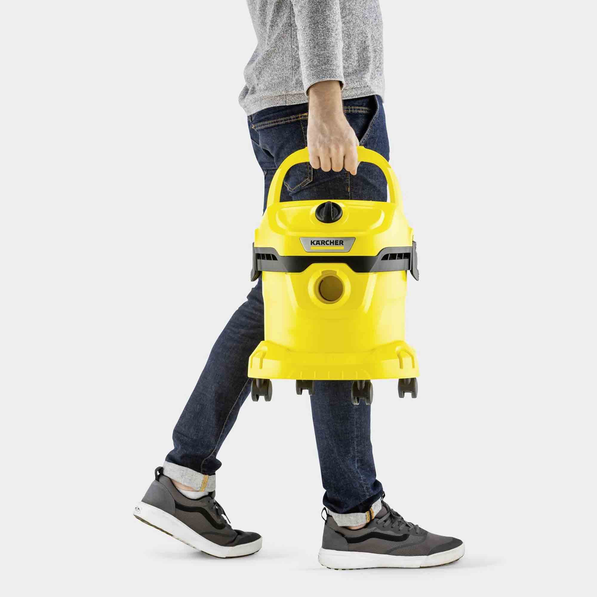 Karcher WD2PLUS Wet & Dry Vacuum Cleaner - Yellow Karcher WD2PLUS Wet & Dry Vacuum Cleaner - Yellow