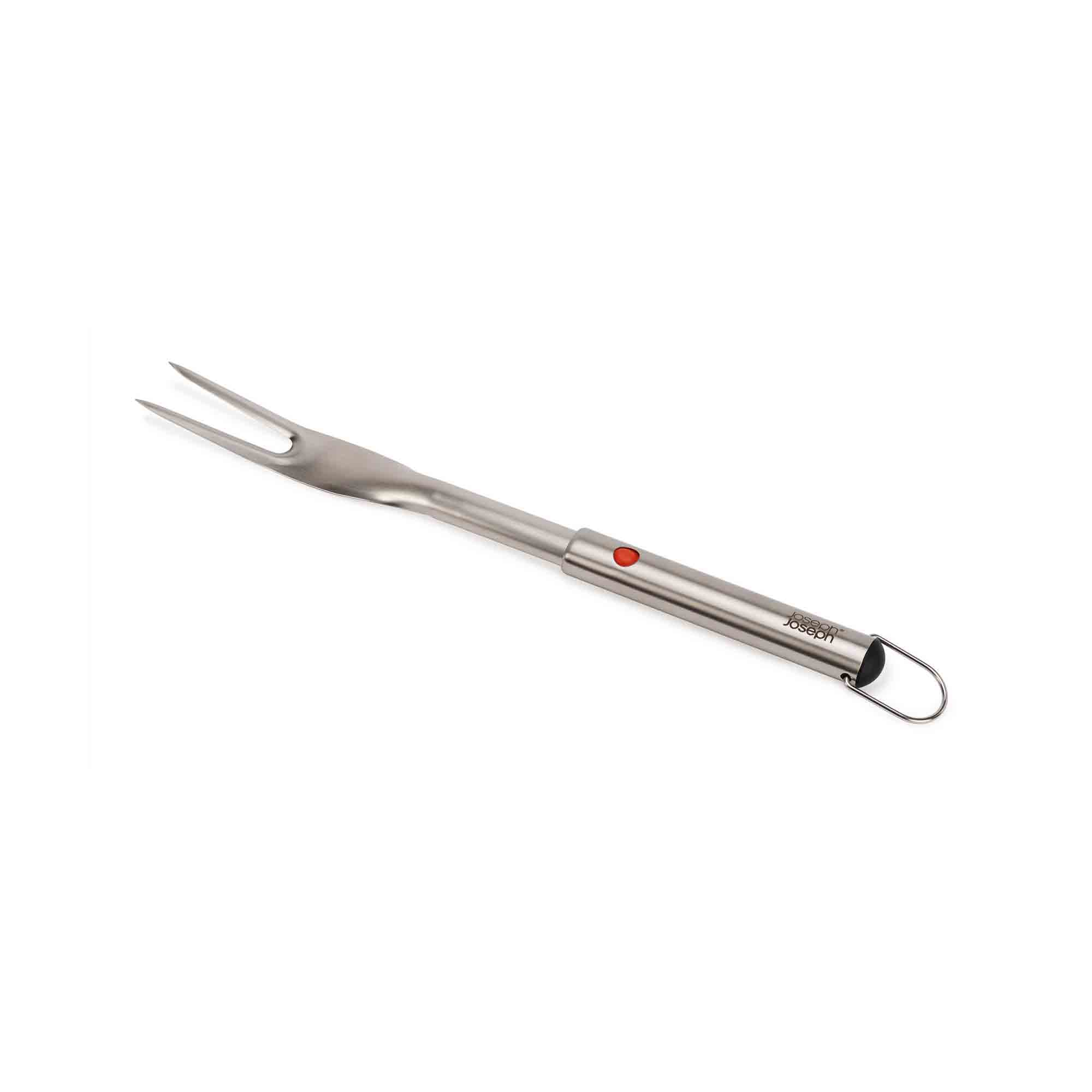 GrillOut Bbq Utensil Set with Case 4 Piece in Stainless Steel