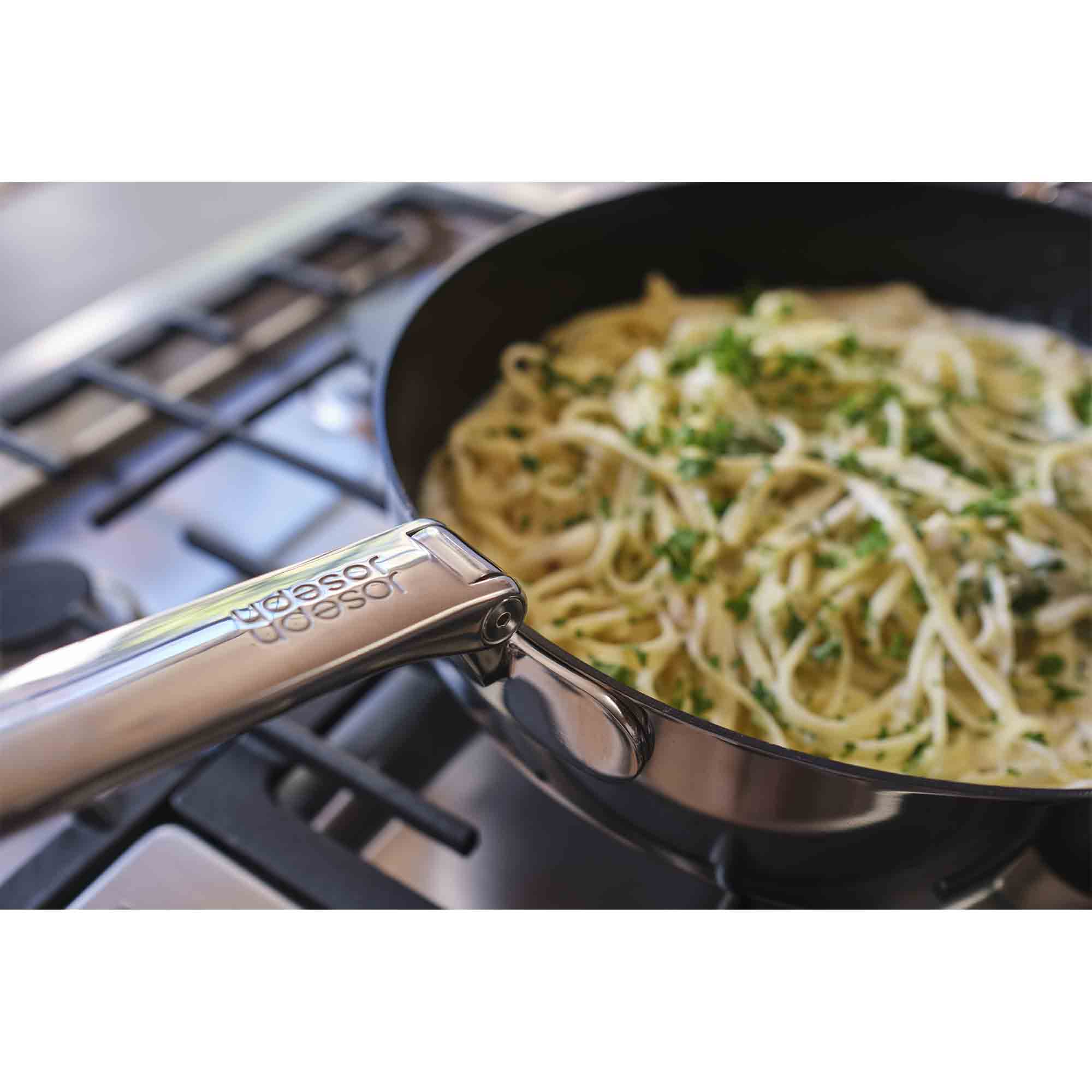 Joseph Joseph Space 2PC Steel Space Folding Handle Non-Stick Frying Pan Set - 1000019 Joseph Joseph Space 2PC Steel Space Folding Handle Non-Stick Frying Pan Set - 1000019