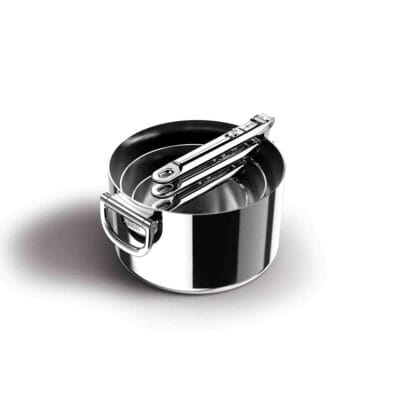 Joseph Joseph 3PC Space Steel Folding Handle Saucepan Set - 1000031