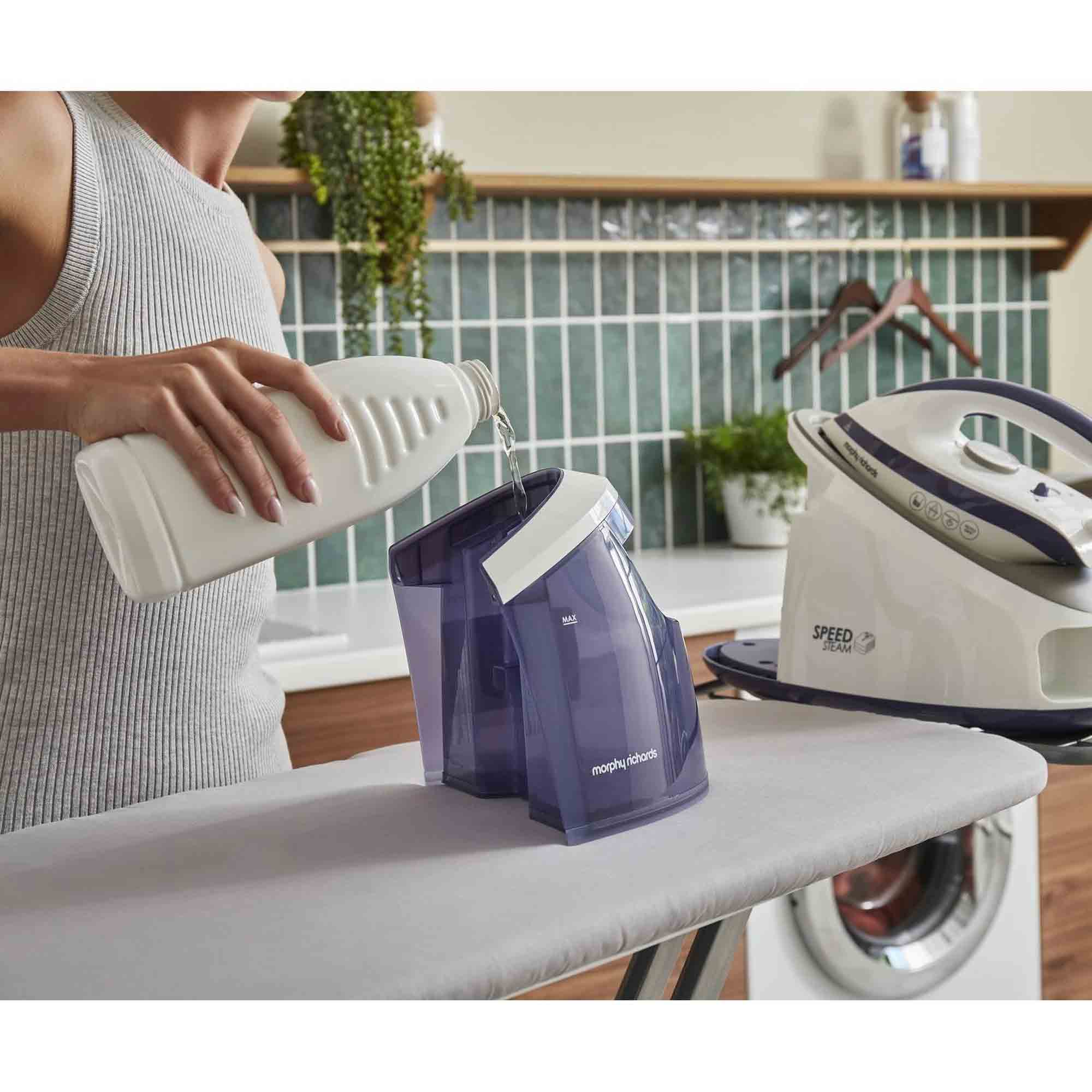 Morphy Richards Speed Steam 3000W Steam Generator - Purple - 333202 Morphy Richards Speed Steam 3000W Steam Generator - Purple - 333202