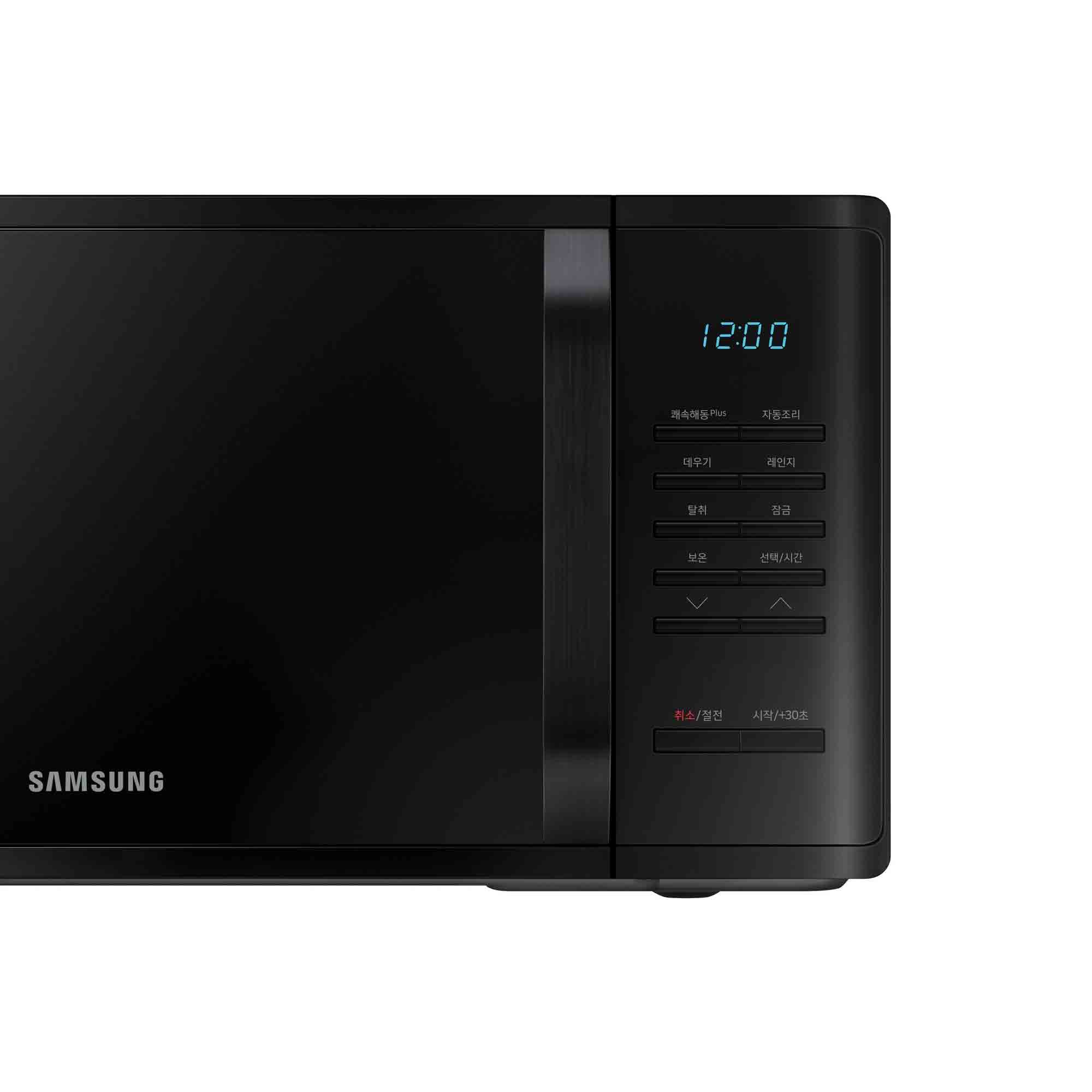 Samsung 23L Solo Microwave Oven – MS23K3515AKEU | 800W | Triple Distribution System | Quick Defrost | Black Finish Samsung 23L Solo Microwave Oven – MS23K3515AKEU | 800W | Triple Distribution System | Quick Defrost | Black Finish