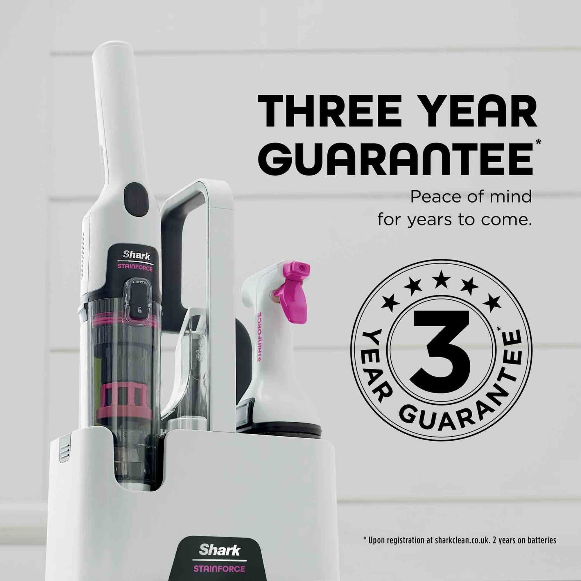 Shark StainForce Cordless Stain-Destroying Spot Cleaner - HX100UKT Shark StainForce Cordless Stain-Destroying Spot Cleaner - HX100UKT