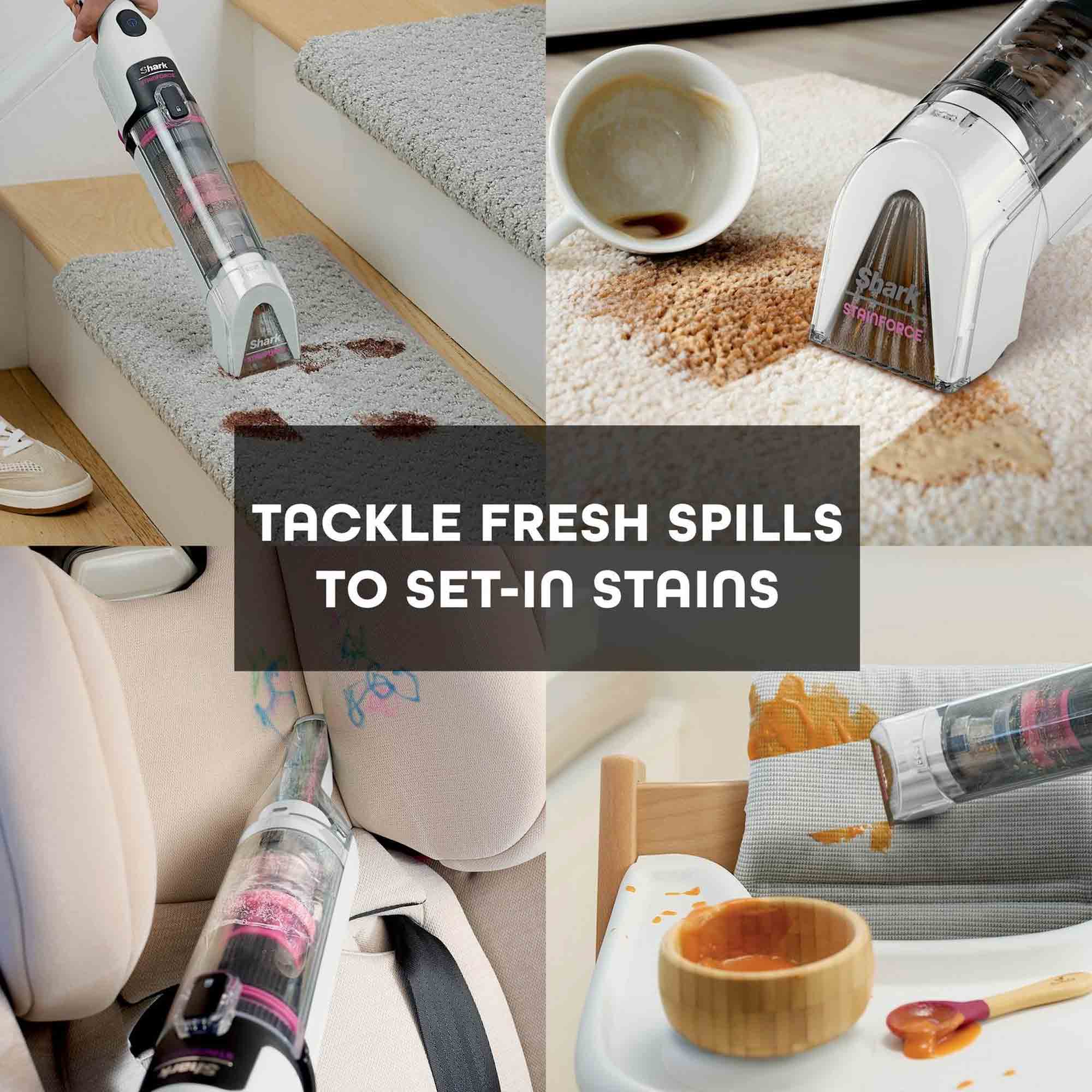 Shark StainForce Cordless Stain-Destroying Spot Cleaner - HX100UKT Shark StainForce Cordless Stain-Destroying Spot Cleaner - HX100UKT