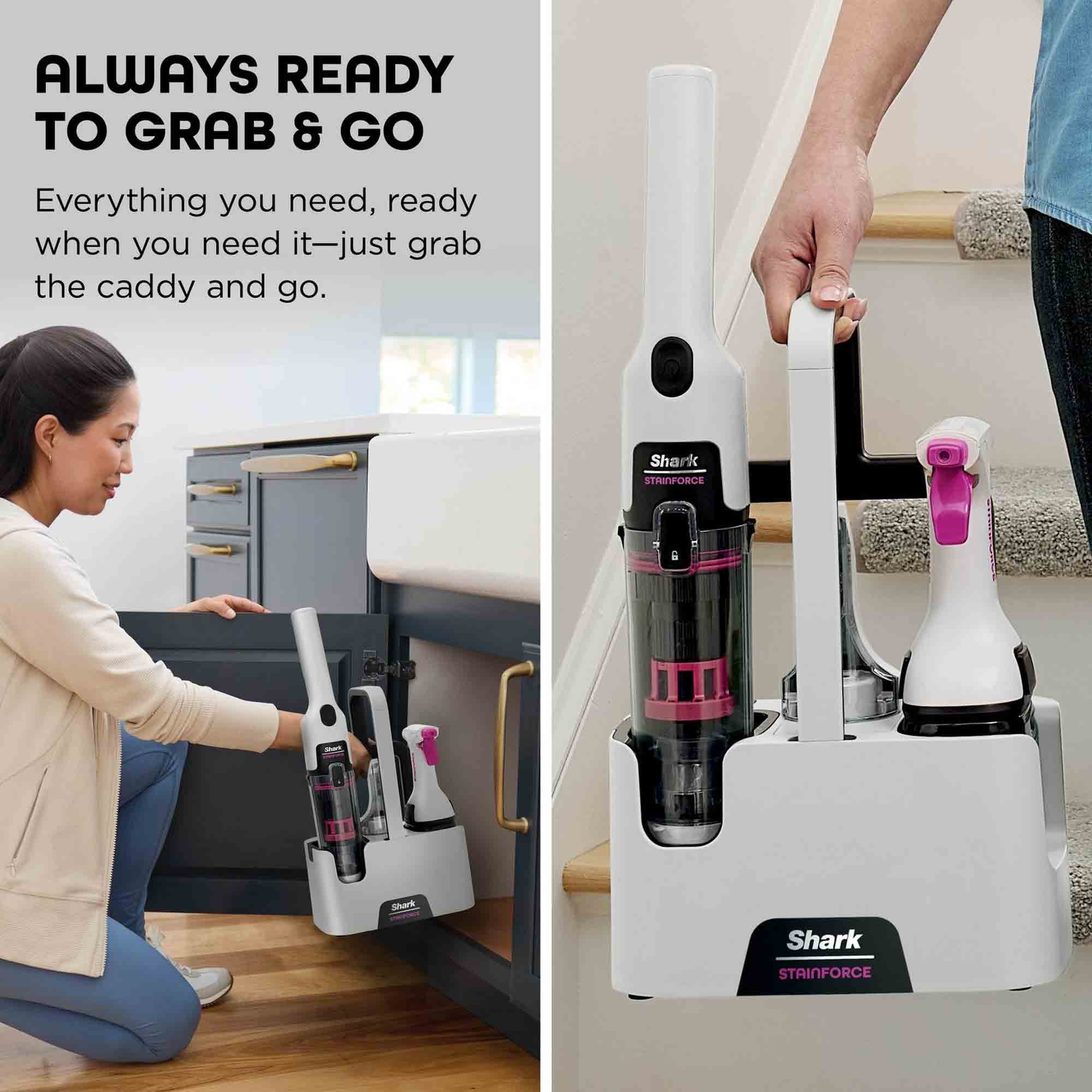 Shark StainForce Cordless Stain-Destroying Spot Cleaner - HX100UKT Shark StainForce Cordless Stain-Destroying Spot Cleaner - HX100UKT