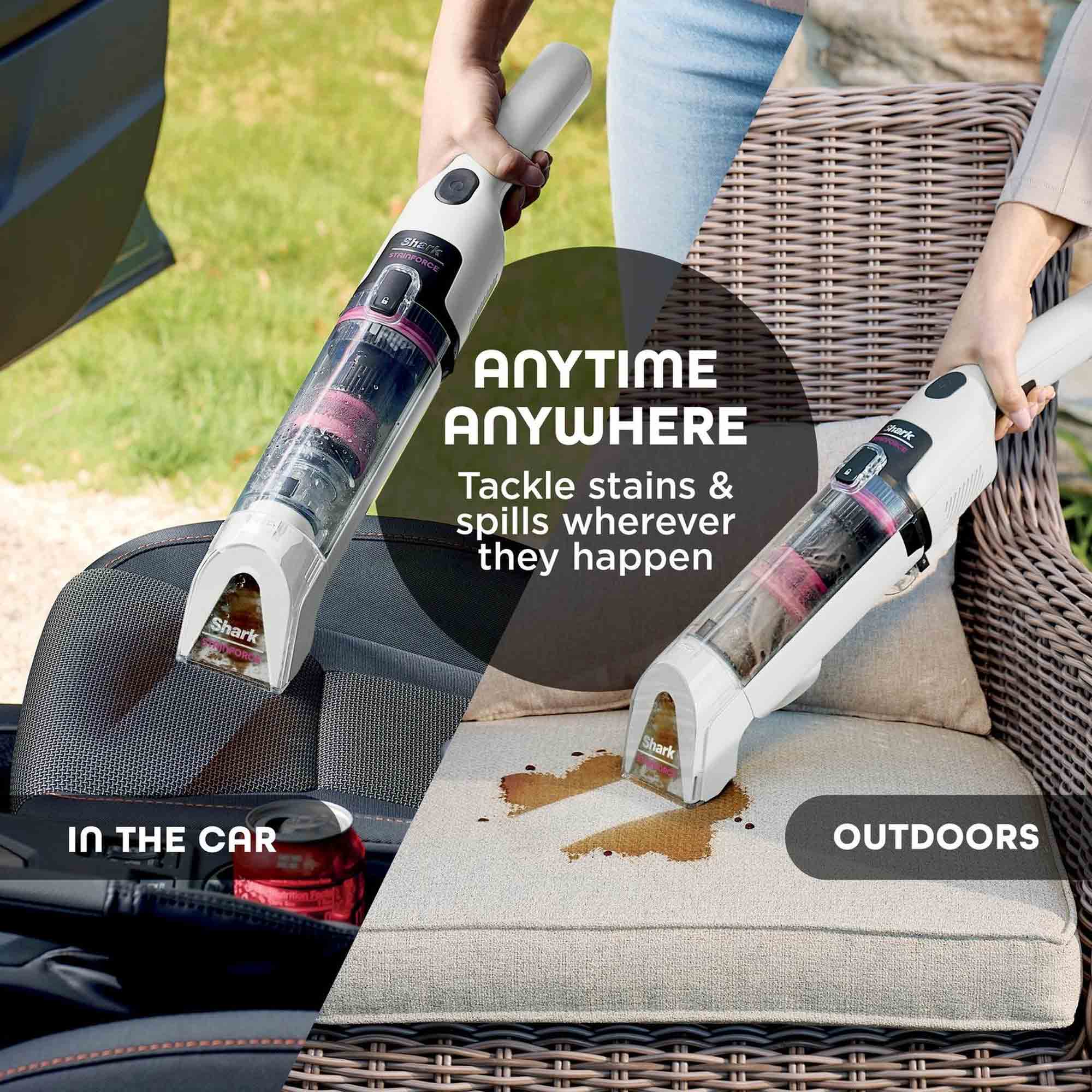 Shark StainForce Cordless Stain-Destroying Spot Cleaner - HX100UKT Shark StainForce Cordless Stain-Destroying Spot Cleaner - HX100UKT