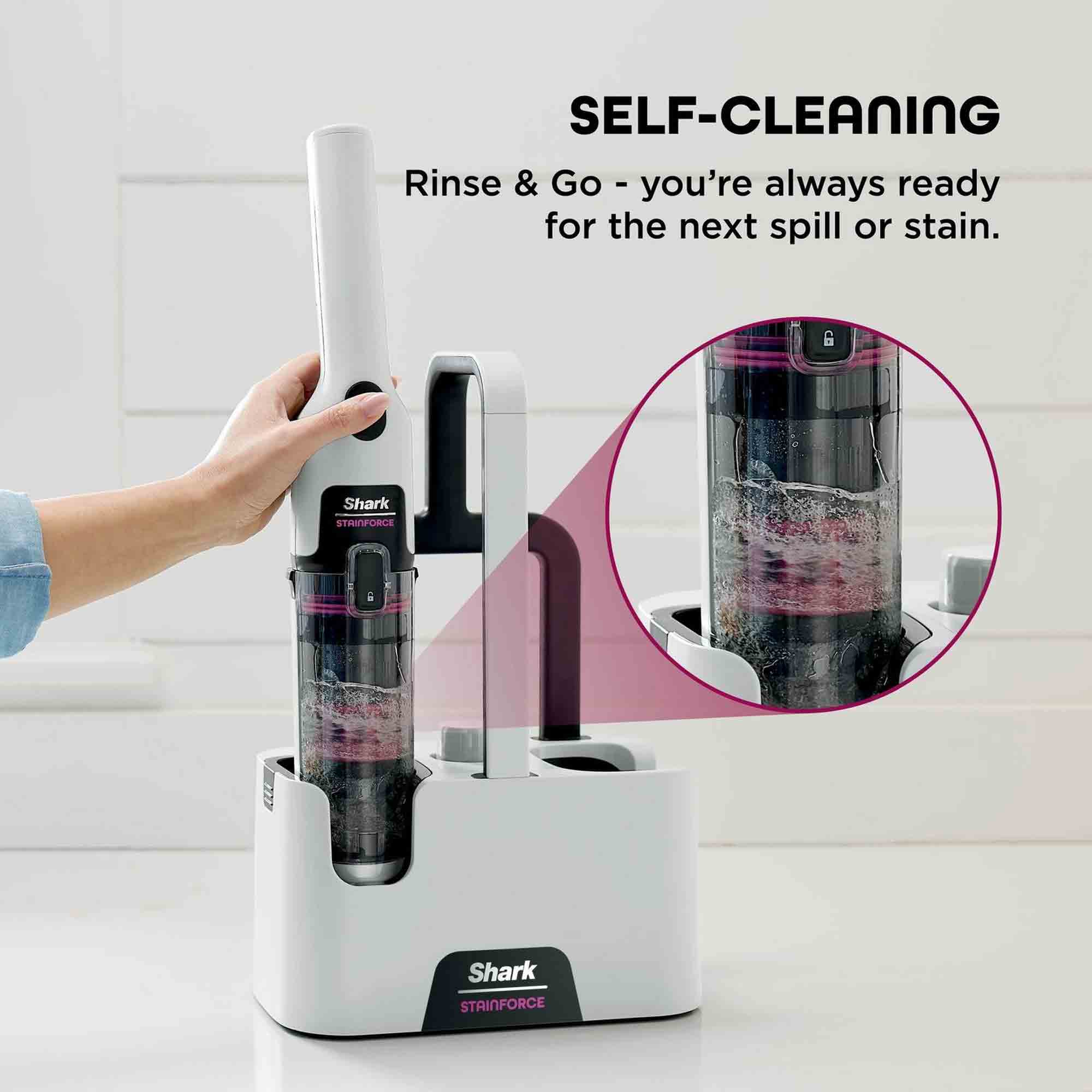 Shark StainForce Cordless Stain-Destroying Spot Cleaner - HX100UKT Shark StainForce Cordless Stain-Destroying Spot Cleaner - HX100UKT
