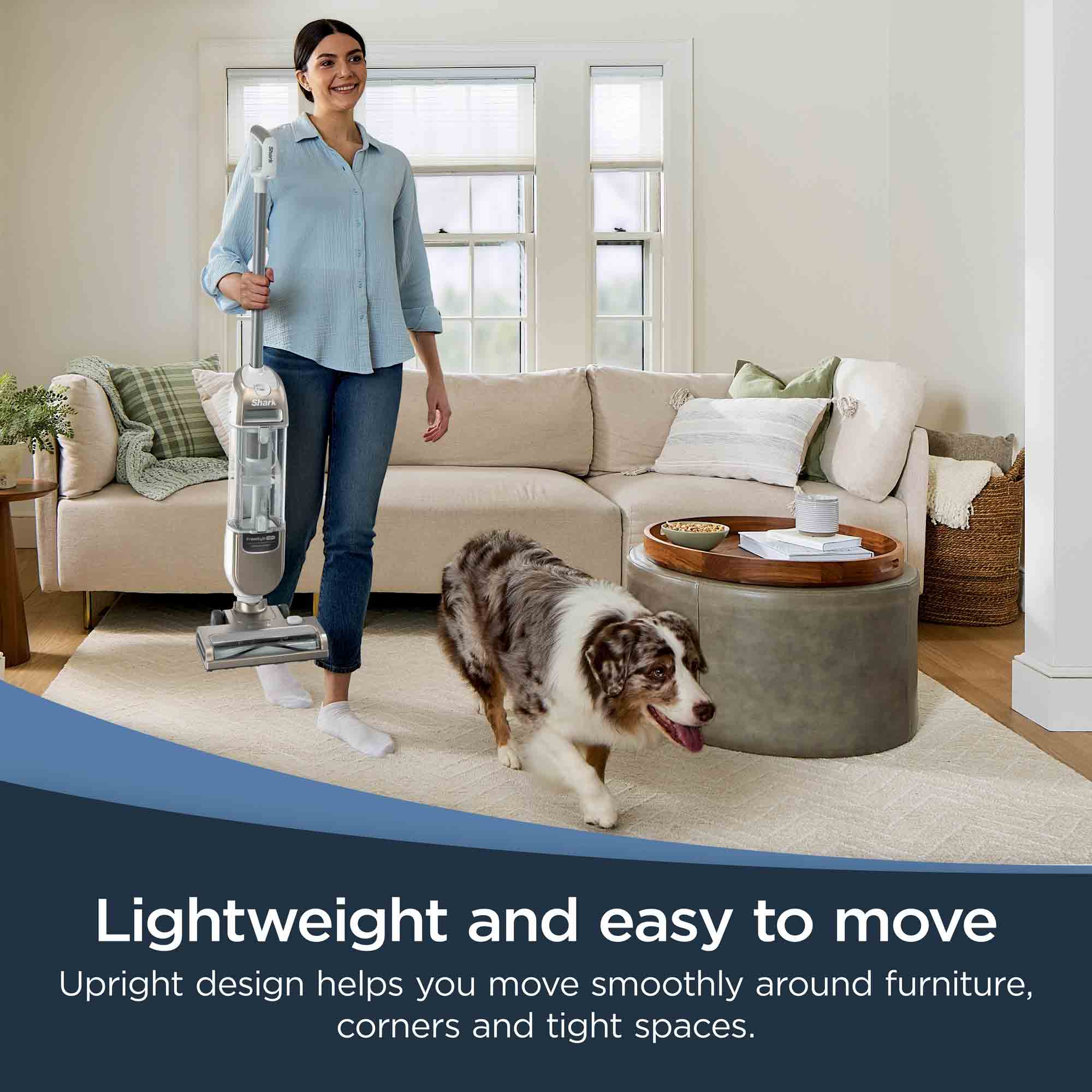 Shark SV2000UK Cordless Upright Vacuum in Stone Shark SV2000UK Cordless Upright Vacuum in Stone