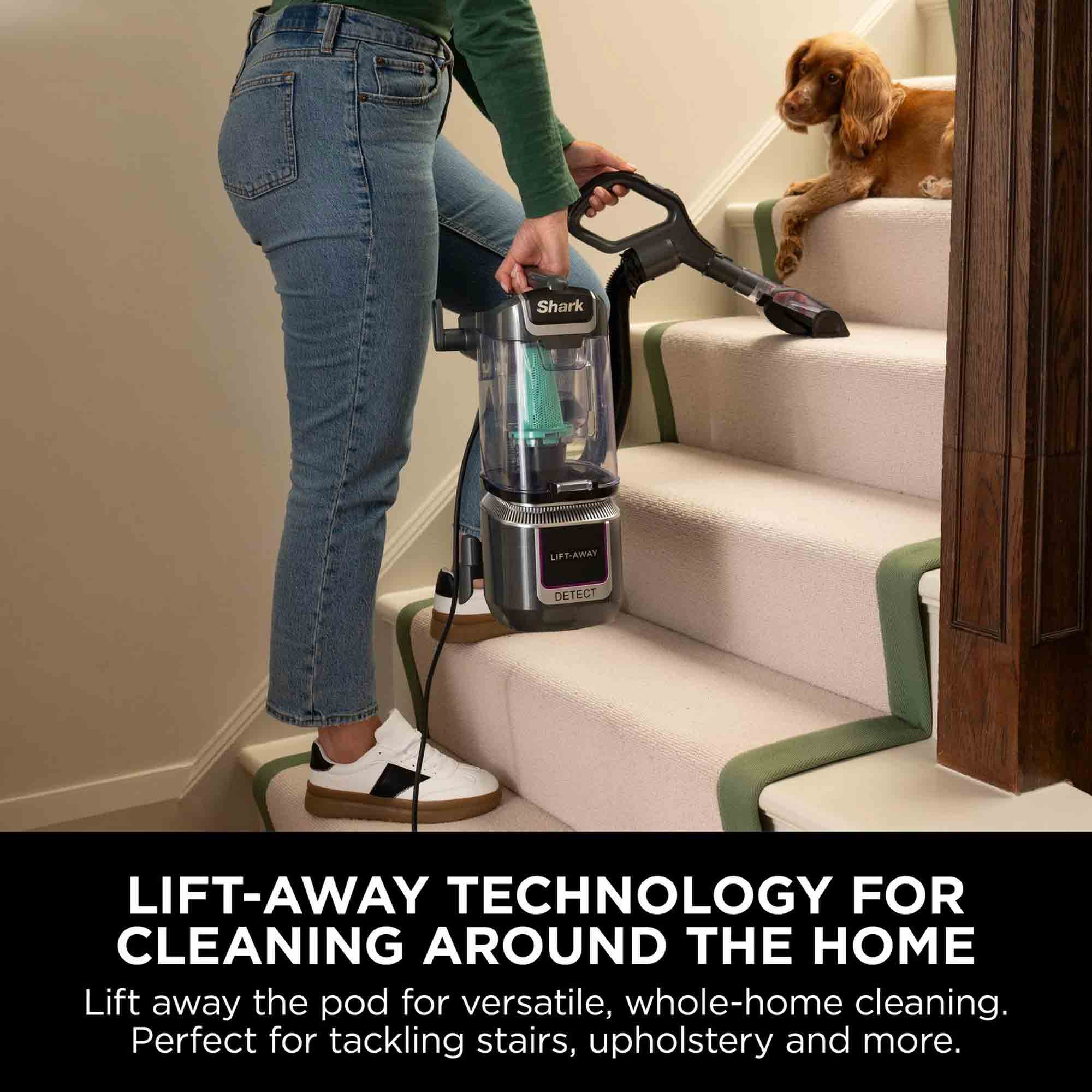 Shark LA450UKT Detect Pet Pro Upright Vacuum Cleaner in Graphite Grey Shark LA450UKT Detect Pet Pro Upright Vacuum Cleaner in Graphite Grey