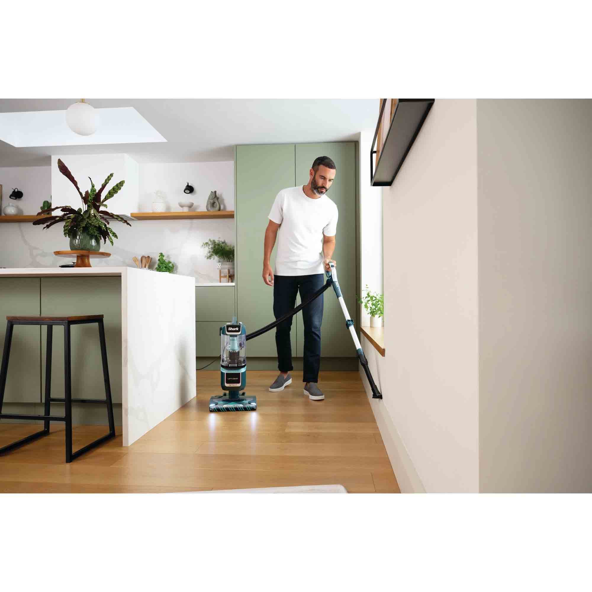 Shark LA791UKT Detect Pet Pro Upright Corded Vacuum in Adriatic Teal / Silver Shark LA791UKT Detect Pet Pro Upright Corded Vacuum in Adriatic Teal / Silver