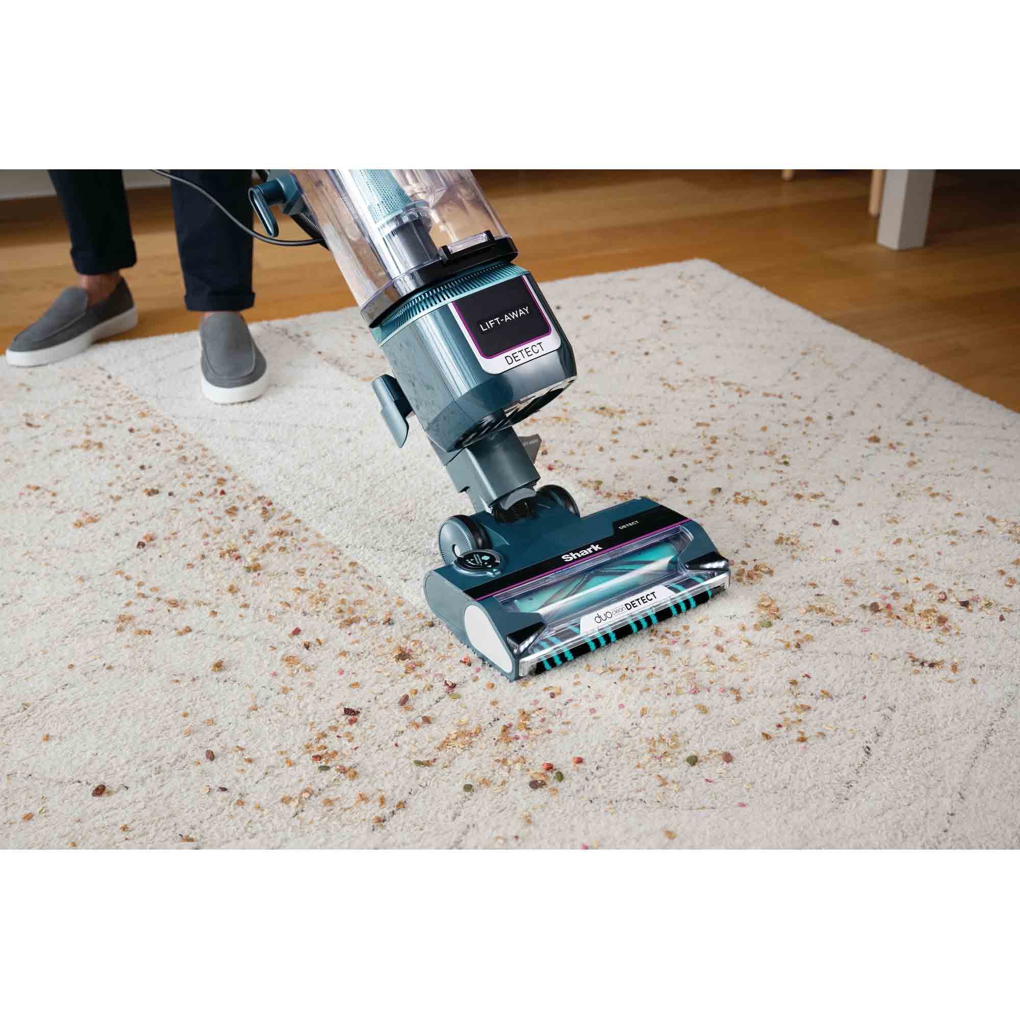 Shark LA791UKT Detect Pet Pro Upright Corded Vacuum in Adriatic Teal / Silver Shark LA791UKT Detect Pet Pro Upright Corded Vacuum in Adriatic Teal / Silver
