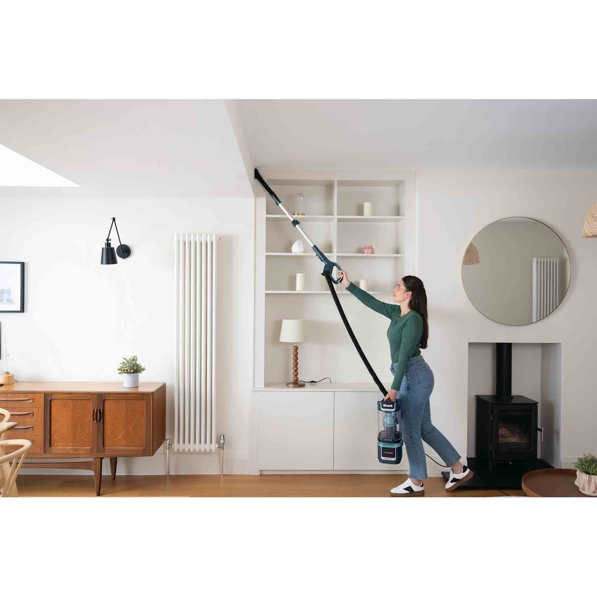 Shark LA791UKT Detect Pet Pro Upright Corded Vacuum in Adriatic Teal / Silver Shark LA791UKT Detect Pet Pro Upright Corded Vacuum in Adriatic Teal / Silver