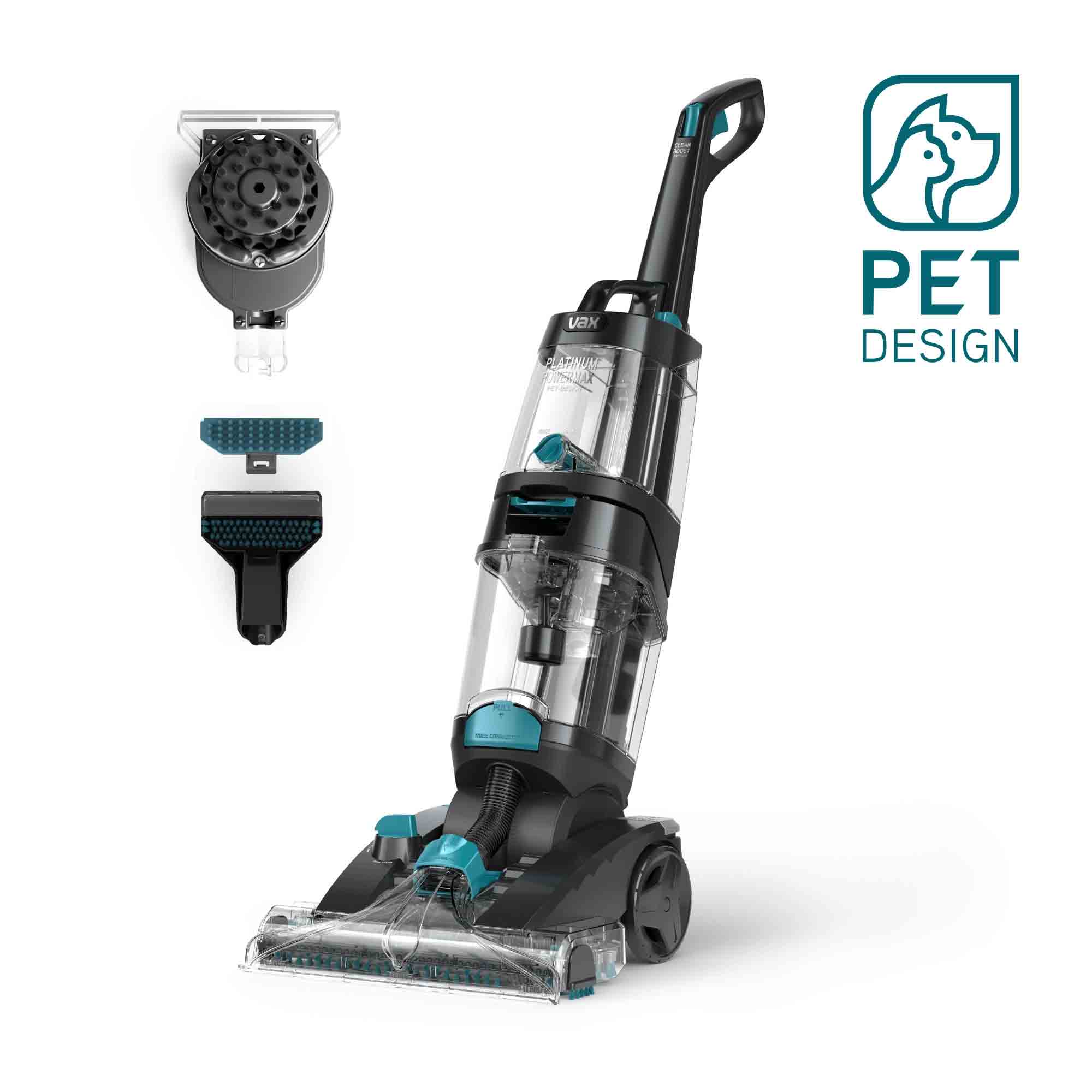Vax Platinum Power Max Pet-Design Carpet Cleaner in Black & Teal - CDCW-PMXP Vax Platinum Power Max Pet-Design Carpet Cleaner in Black & Teal - CDCW-PMXP