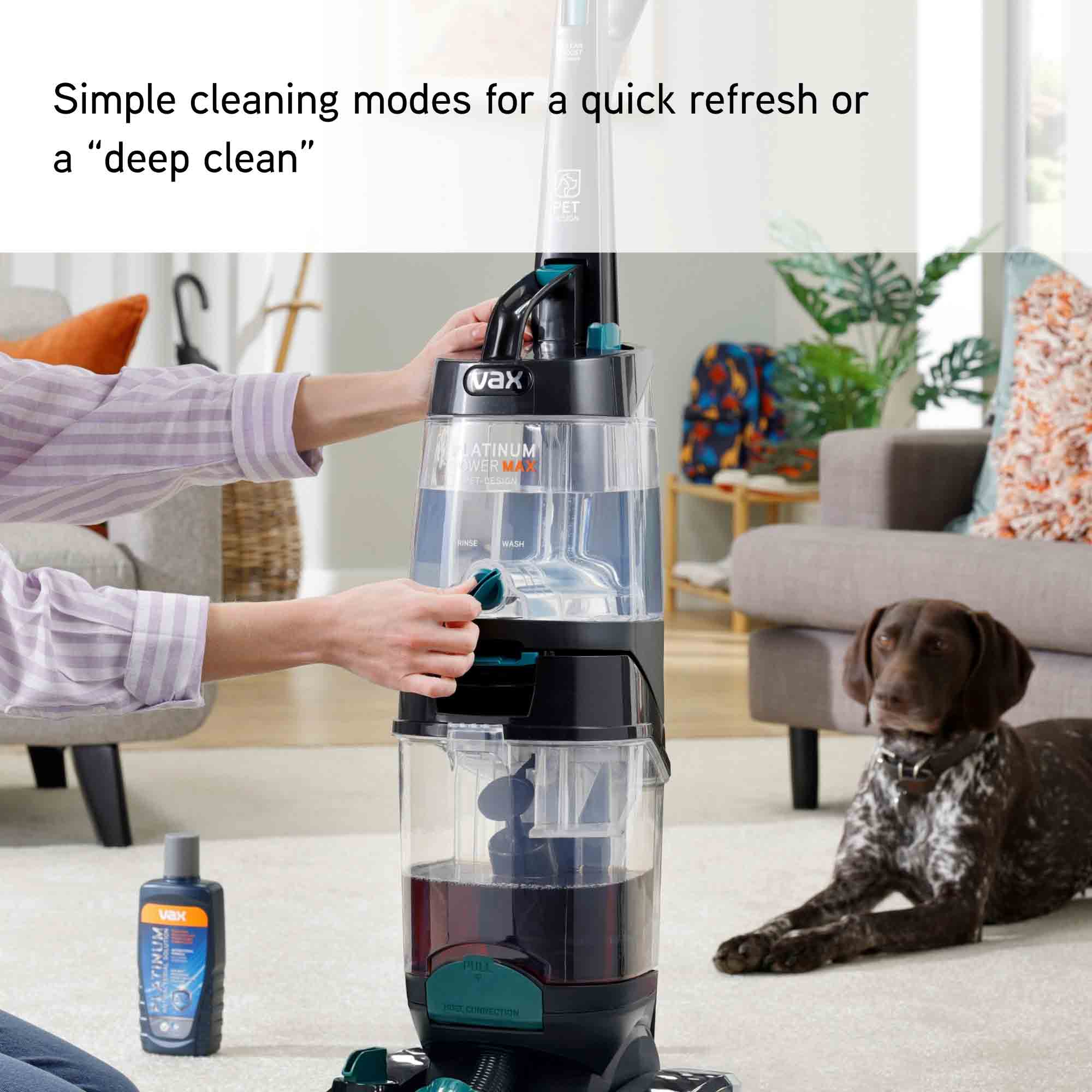 Vax Platinum Power Max Pet-Design Carpet Cleaner in Black & Teal - CDCW-PMXP Vax Platinum Power Max Pet-Design Carpet Cleaner in Black & Teal - CDCW-PMXP