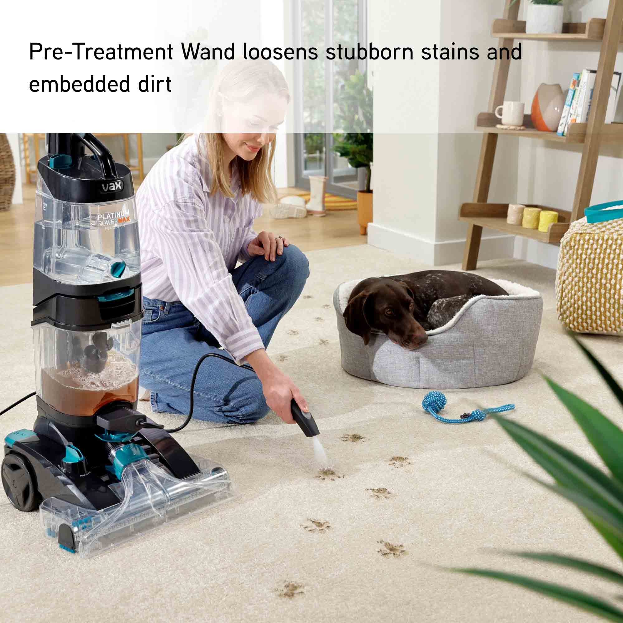 Vax Platinum Power Max Pet-Design Carpet Cleaner in Black & Teal - CDCW-PMXP Vax Platinum Power Max Pet-Design Carpet Cleaner in Black & Teal - CDCW-PMXP