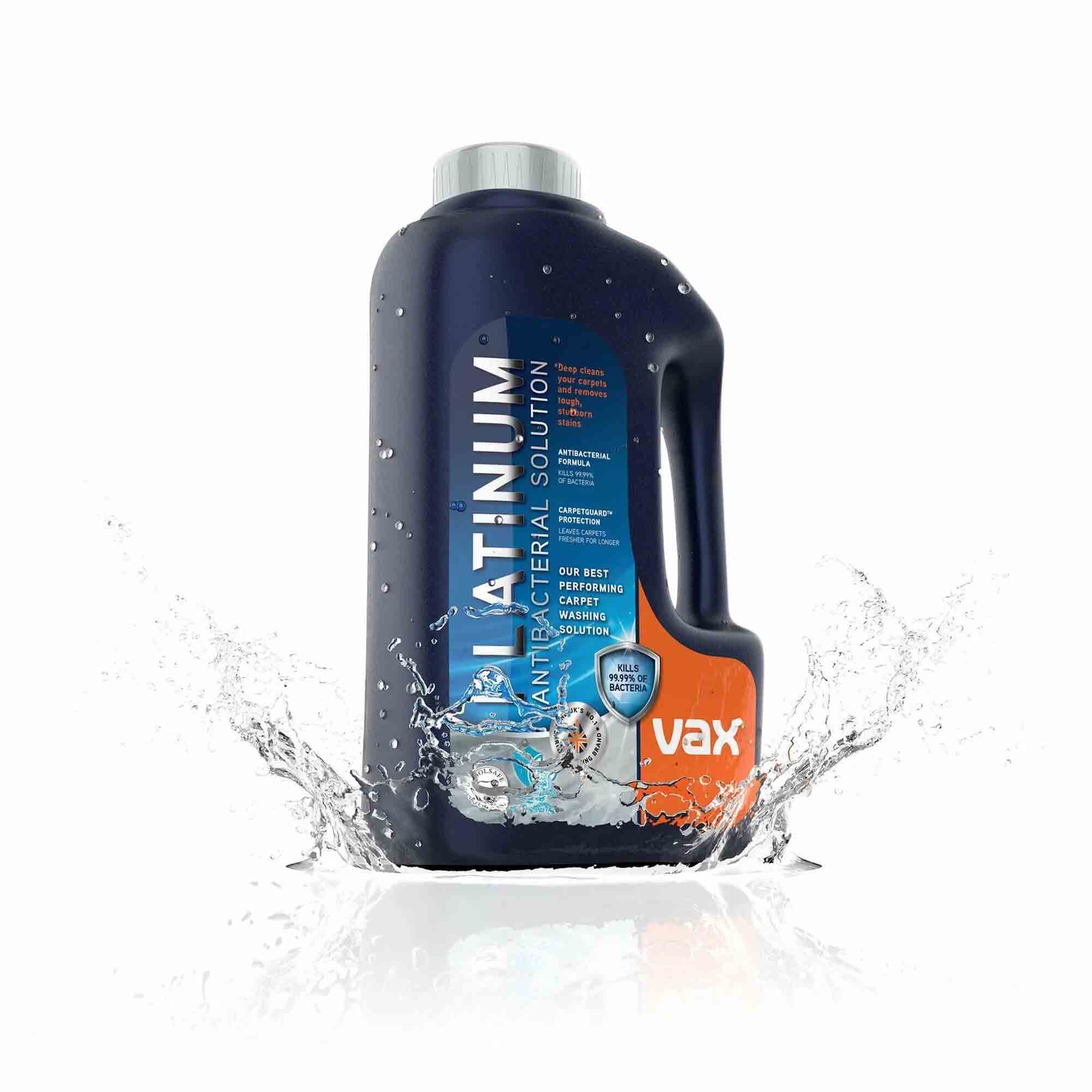 Vax Platinum Antibacterial Carpet Cleaning Solution 1.5L – 1-9-142404 Vax Platinum Antibacterial Carpet Cleaning Solution 1.5L – 1-9-142404
