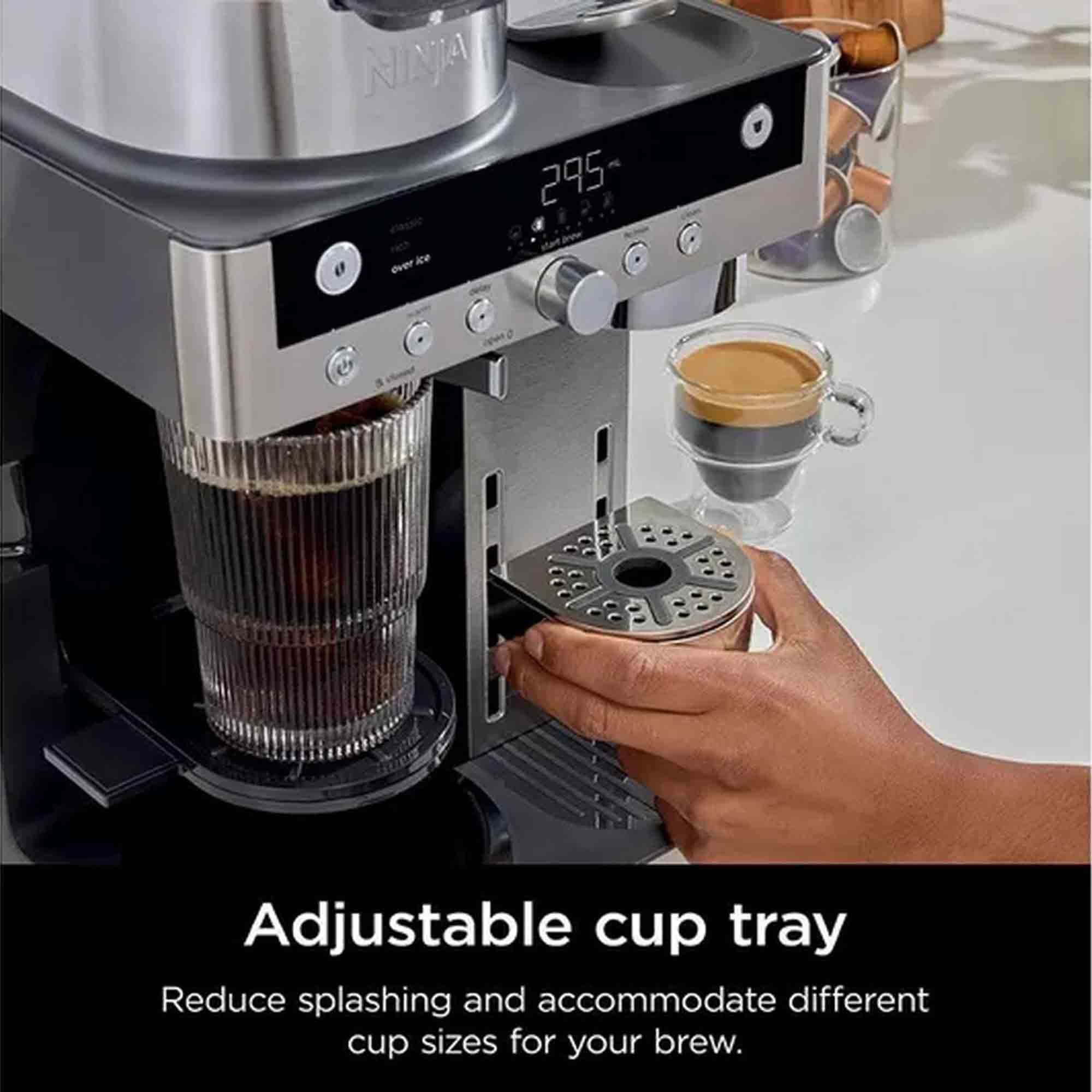 Ninja Prestige Dualbrew System Espresso Machine in Silver & Black -CFN802UK Ninja Prestige Dualbrew System Espresso Machine in Silver & Black -CFN802UK