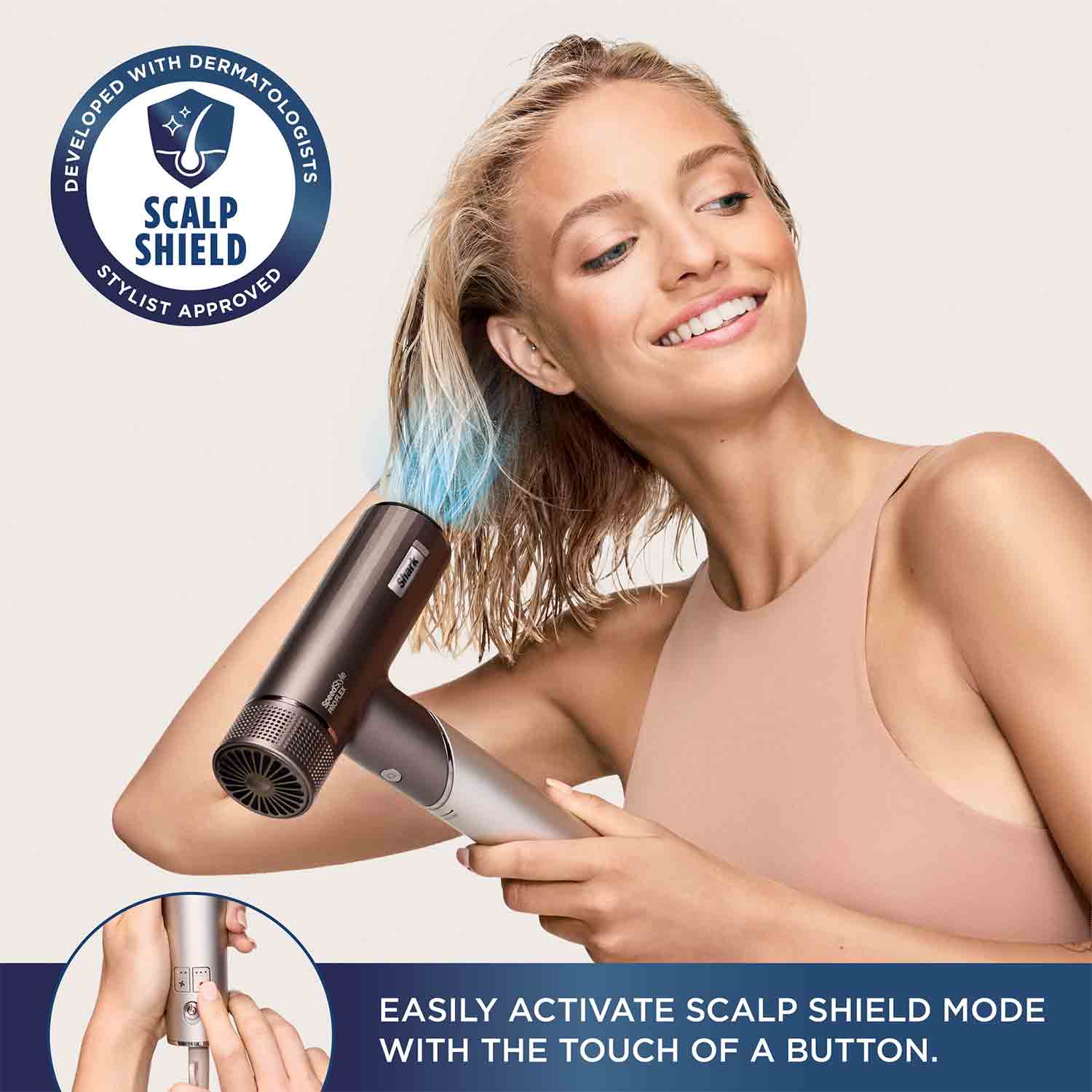 Shark HD542UK SpeedStyle Pro FLEX 4-in-1 High-Velocity Hair Dryer System – Mocha Silver Shark HD542UK SpeedStyle Pro FLEX 4-in-1 High-Velocity Hair Dryer System – Mocha Silver