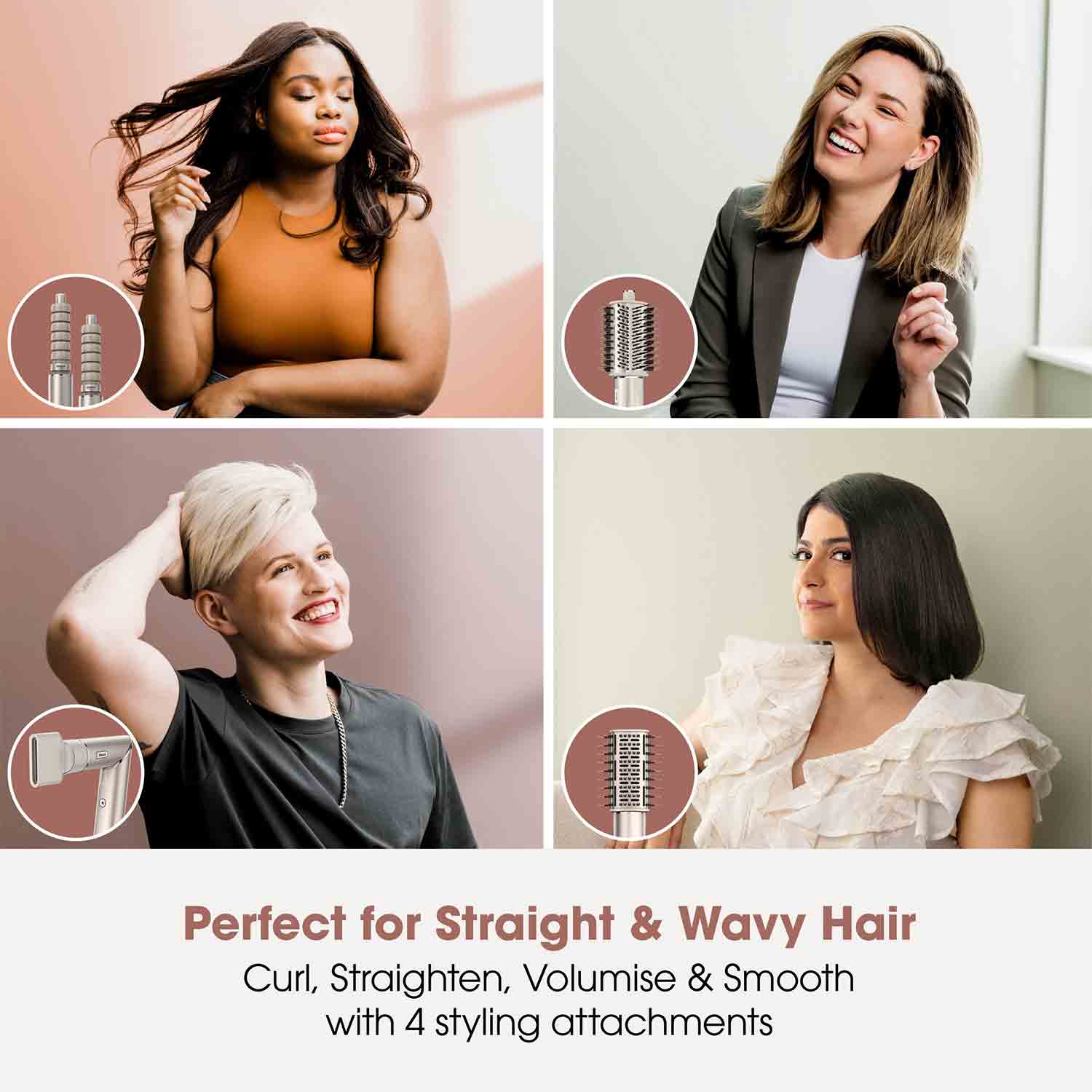 Shark FlexStyle Air Styler & Hair Dryer for Straight & Wavy Hair in Stone - HD436SLUK Shark FlexStyle Air Styler & Hair Dryer for Straight & Wavy Hair in Stone - HD436SLUK