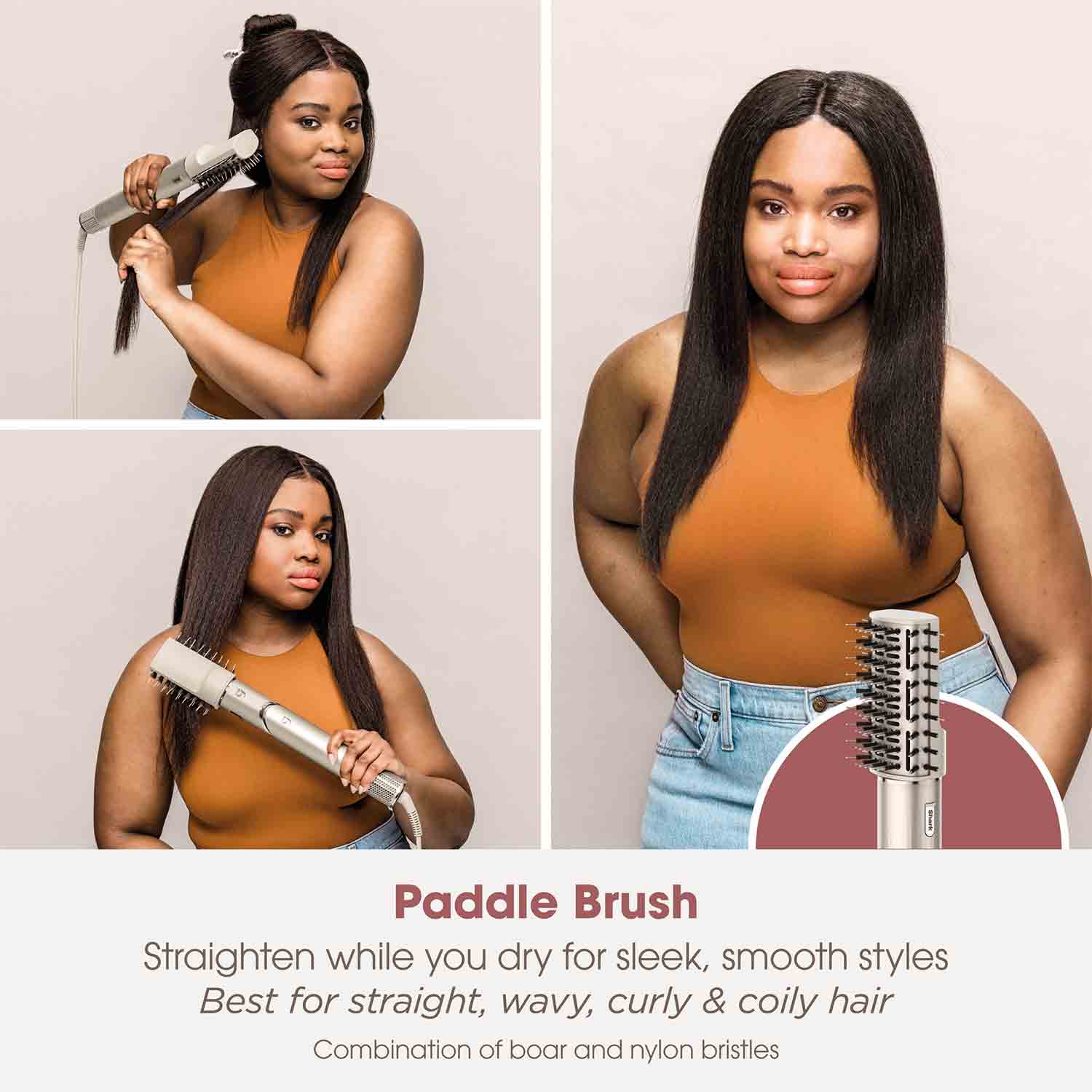 Shark FlexStyle Air Styler & Hair Dryer for Straight & Wavy Hair in Stone - HD436SLUK Shark FlexStyle Air Styler & Hair Dryer for Straight & Wavy Hair in Stone - HD436SLUK