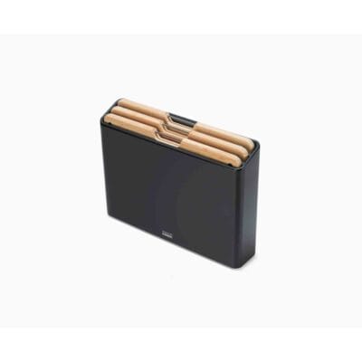 Joseph Joseph Folio Steel 3 Piece Chopping Board Set in Bamboo - 1000077